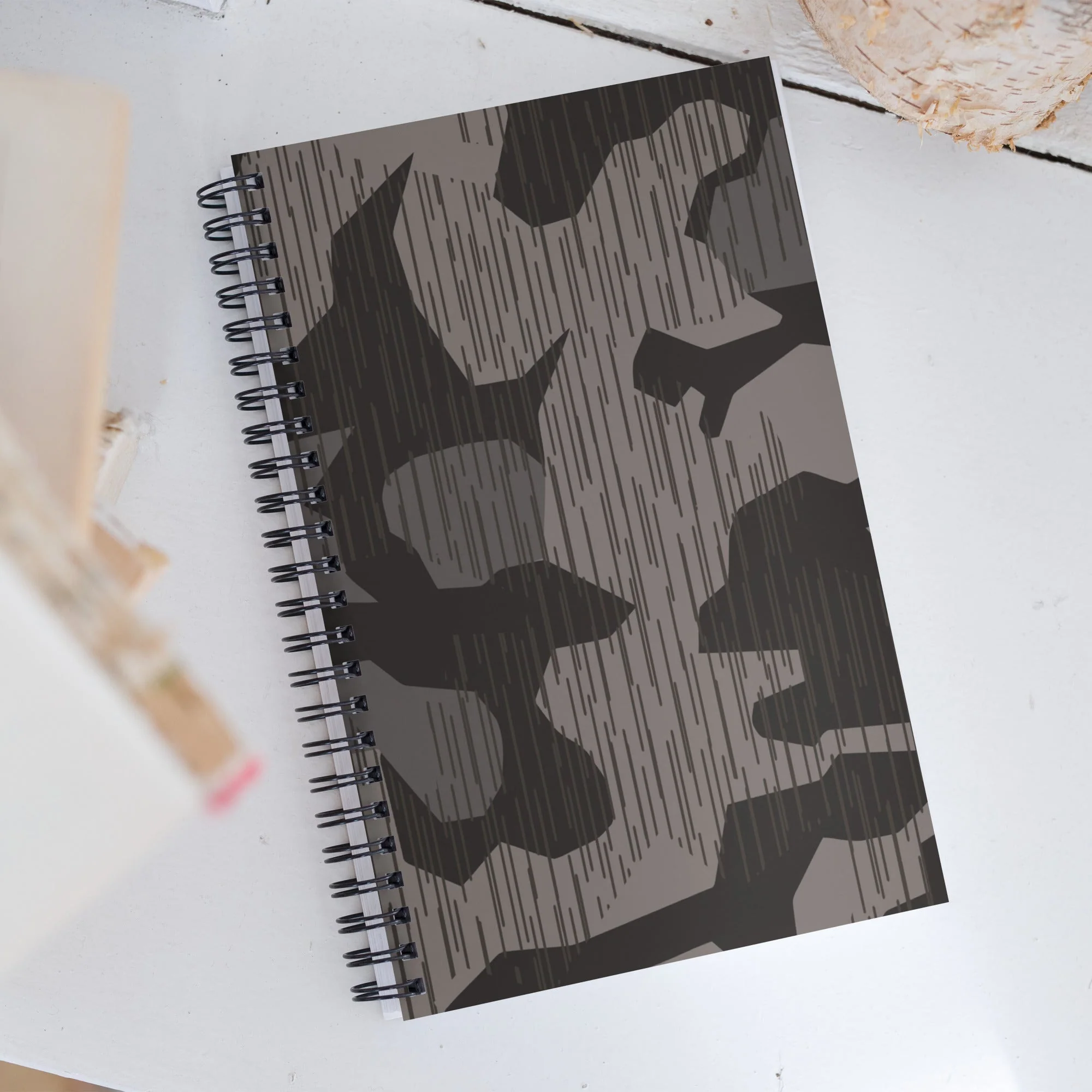 German Black Forest Splinter CAMO Spiral Notebook - Image 4
