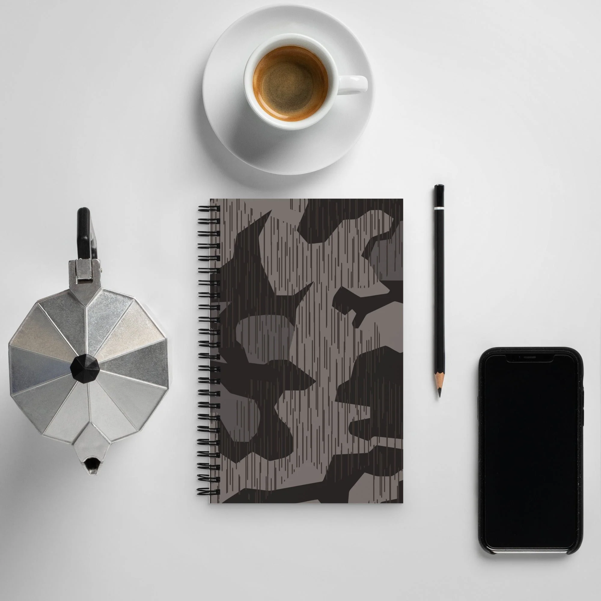 German Black Forest Splinter CAMO Spiral Notebook - Image 7