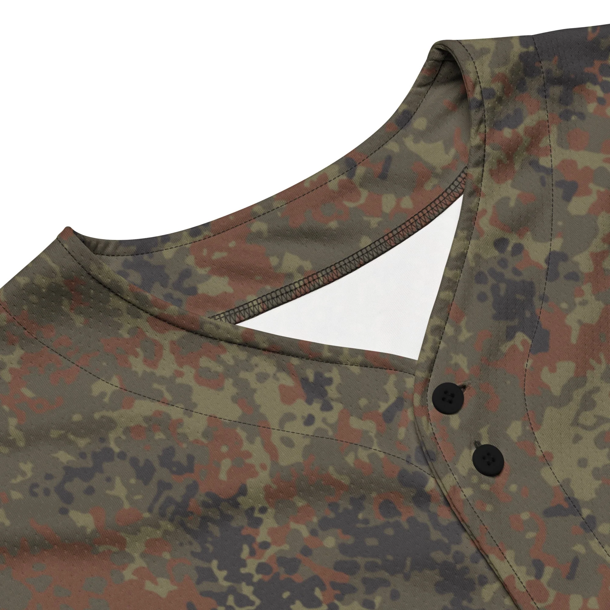 German Flecktarn CAMO Unisex Baseball Jersey - Image 2