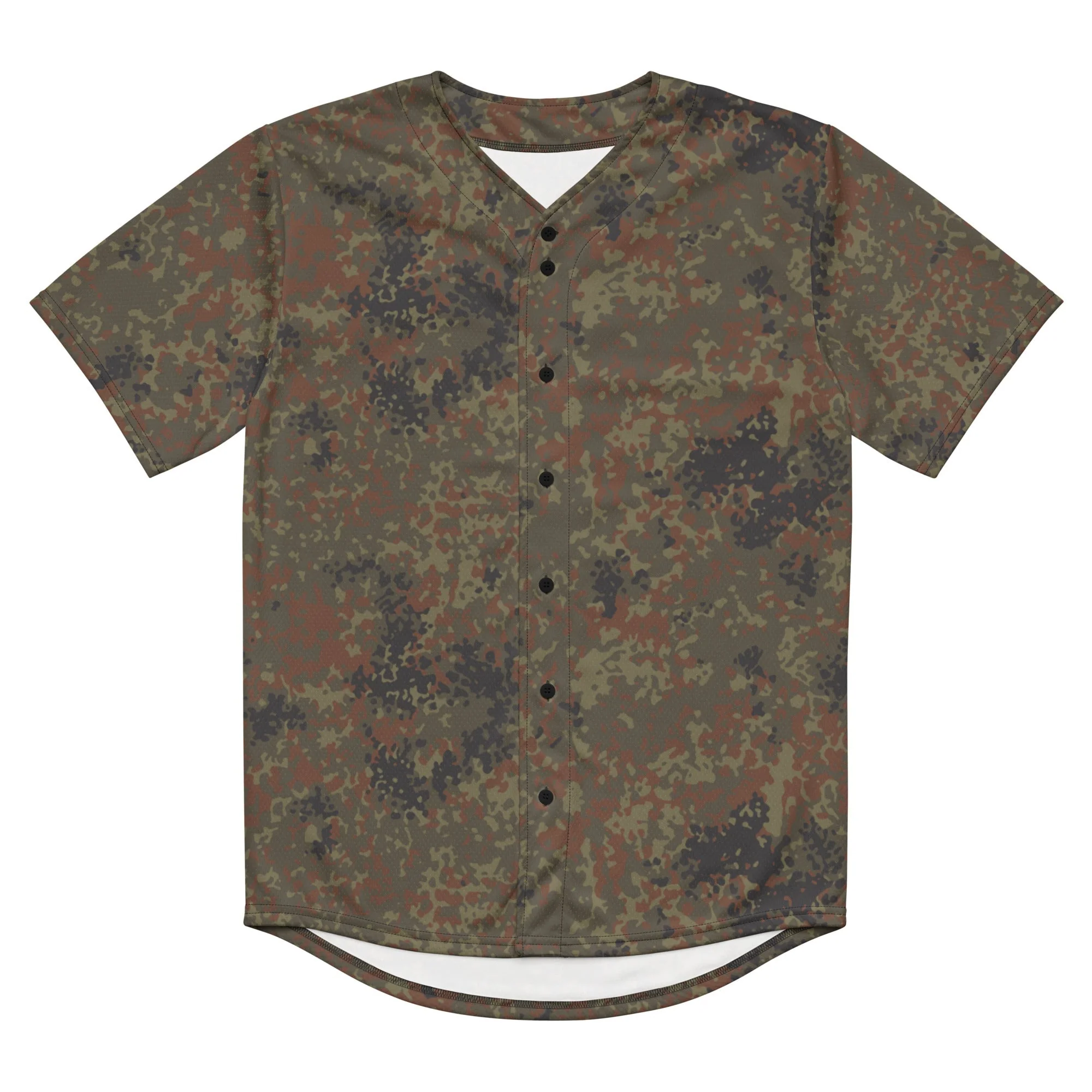 German Flecktarn CAMO Unisex Baseball Jersey - Image 5