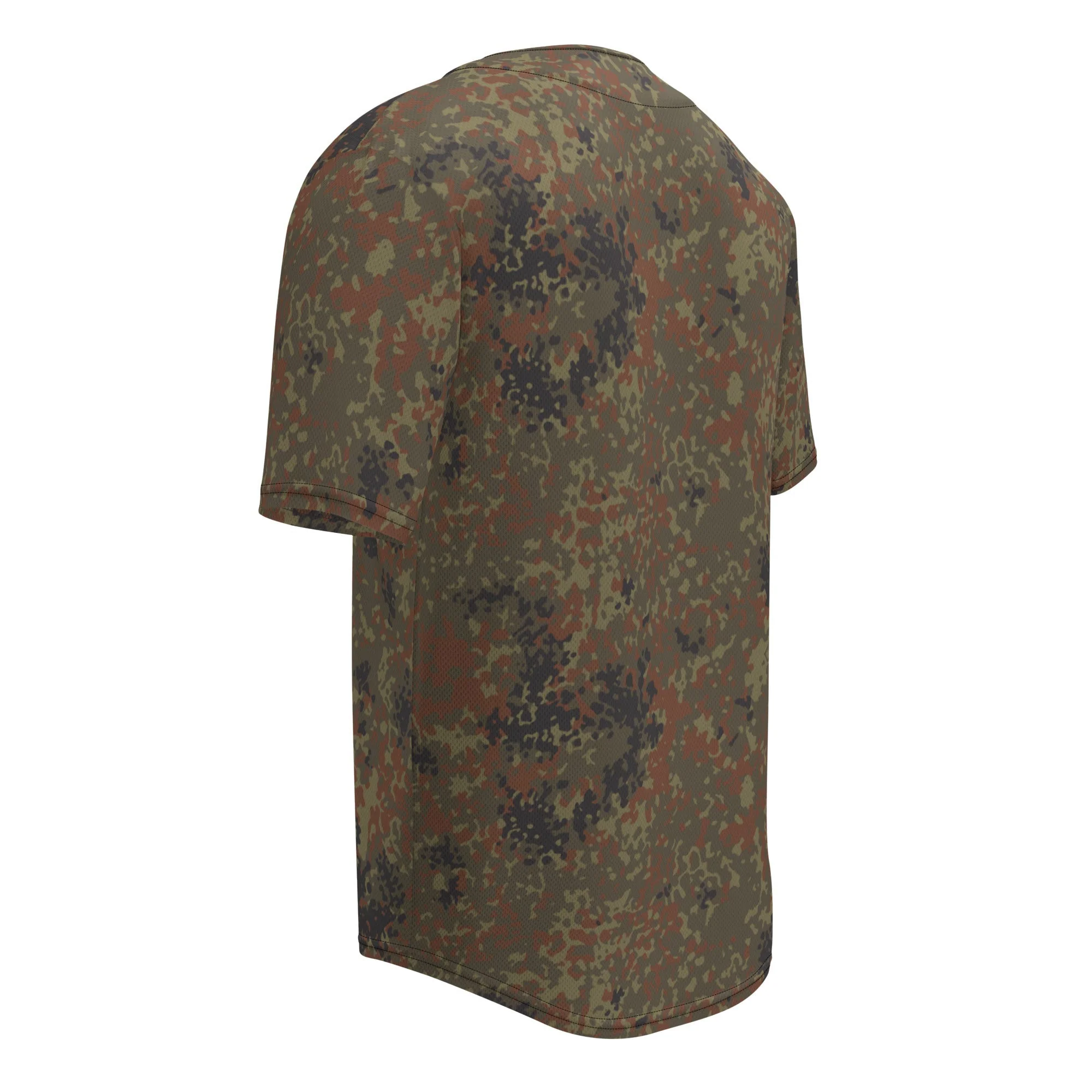 German Flecktarn CAMO Unisex Baseball Jersey - Image 8