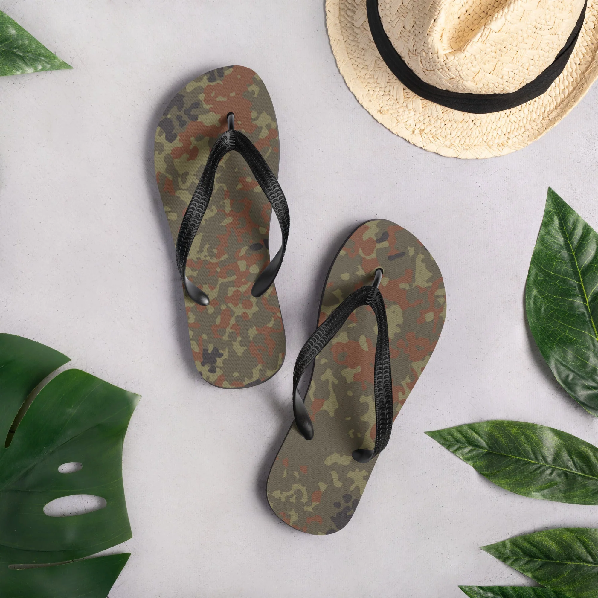 German Flecktarn CAMO Flip-Flops - Image 2