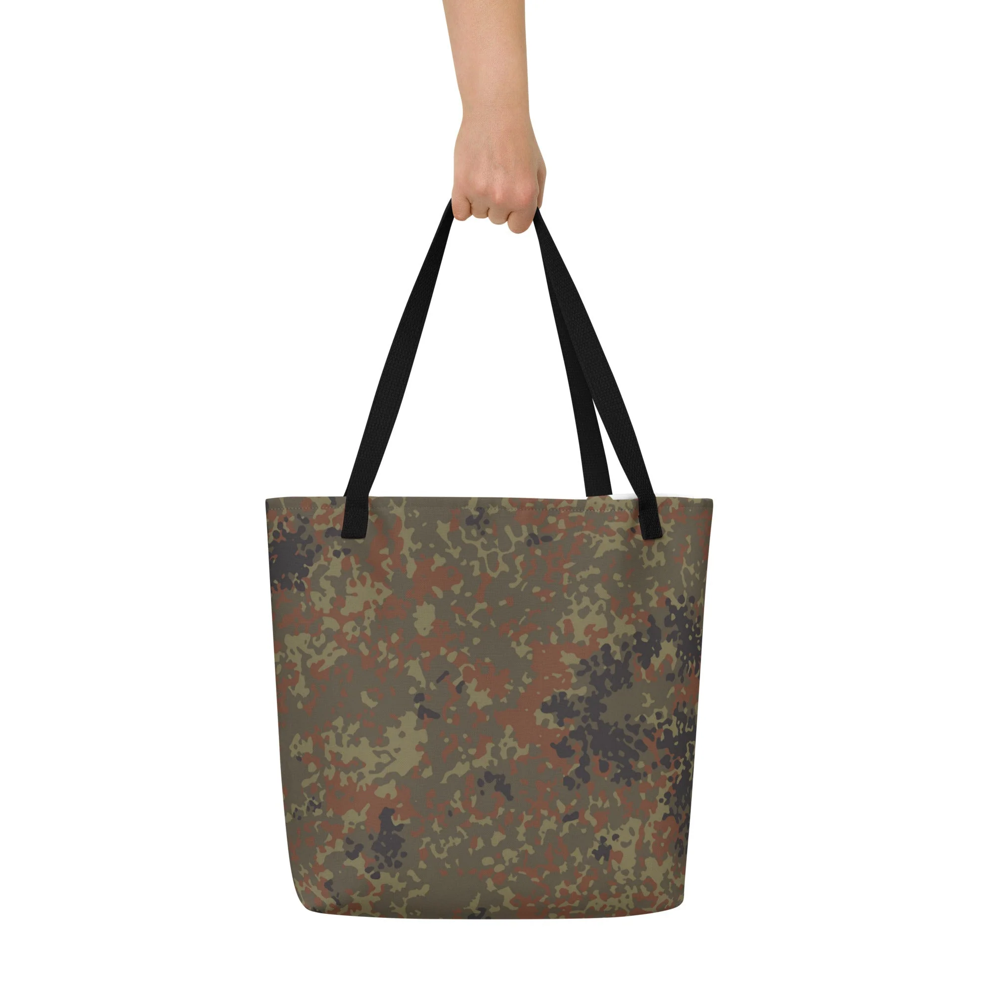 German Flecktarn CAMO Large Tote Bag - Image 2