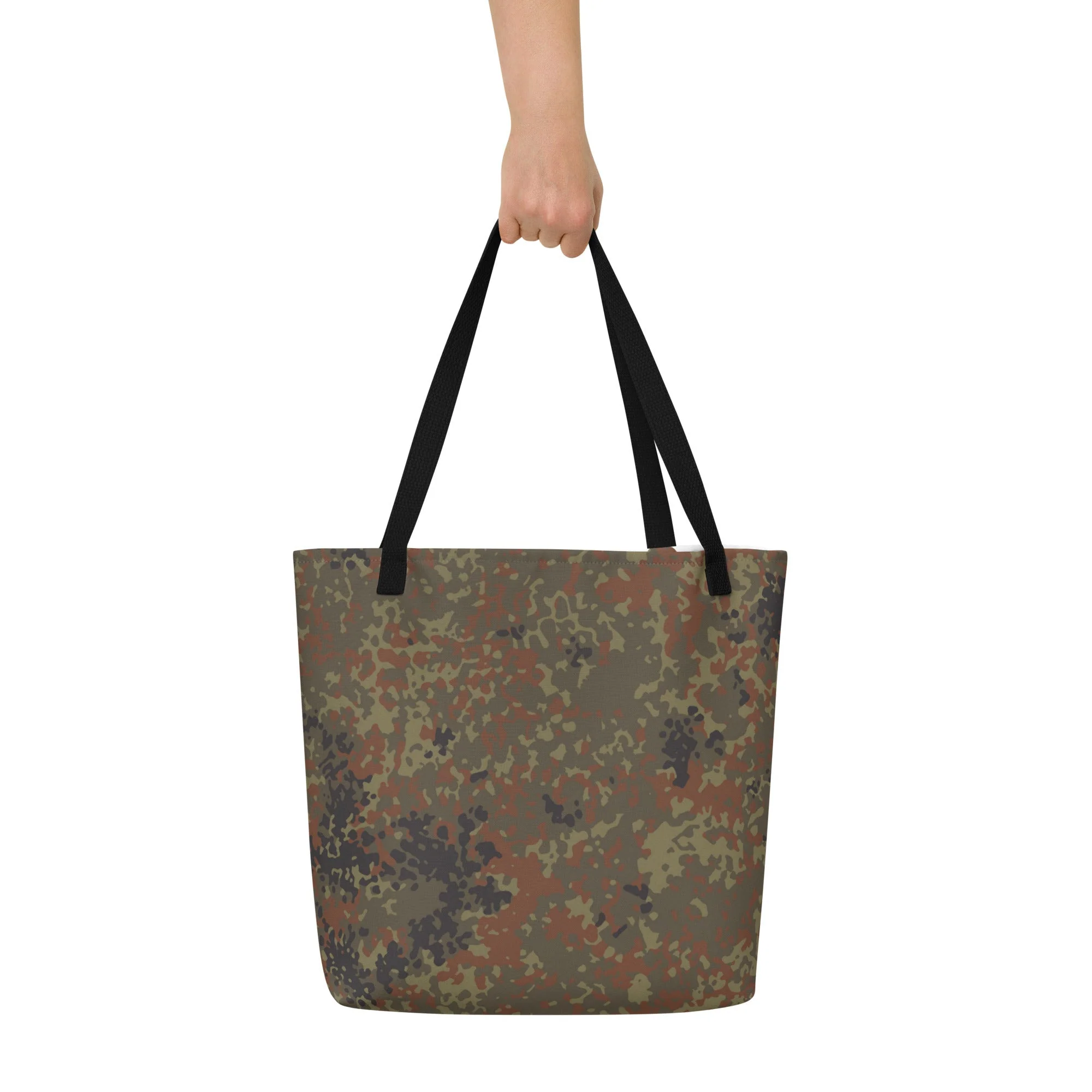 German Flecktarn CAMO Large Tote Bag - Image 3