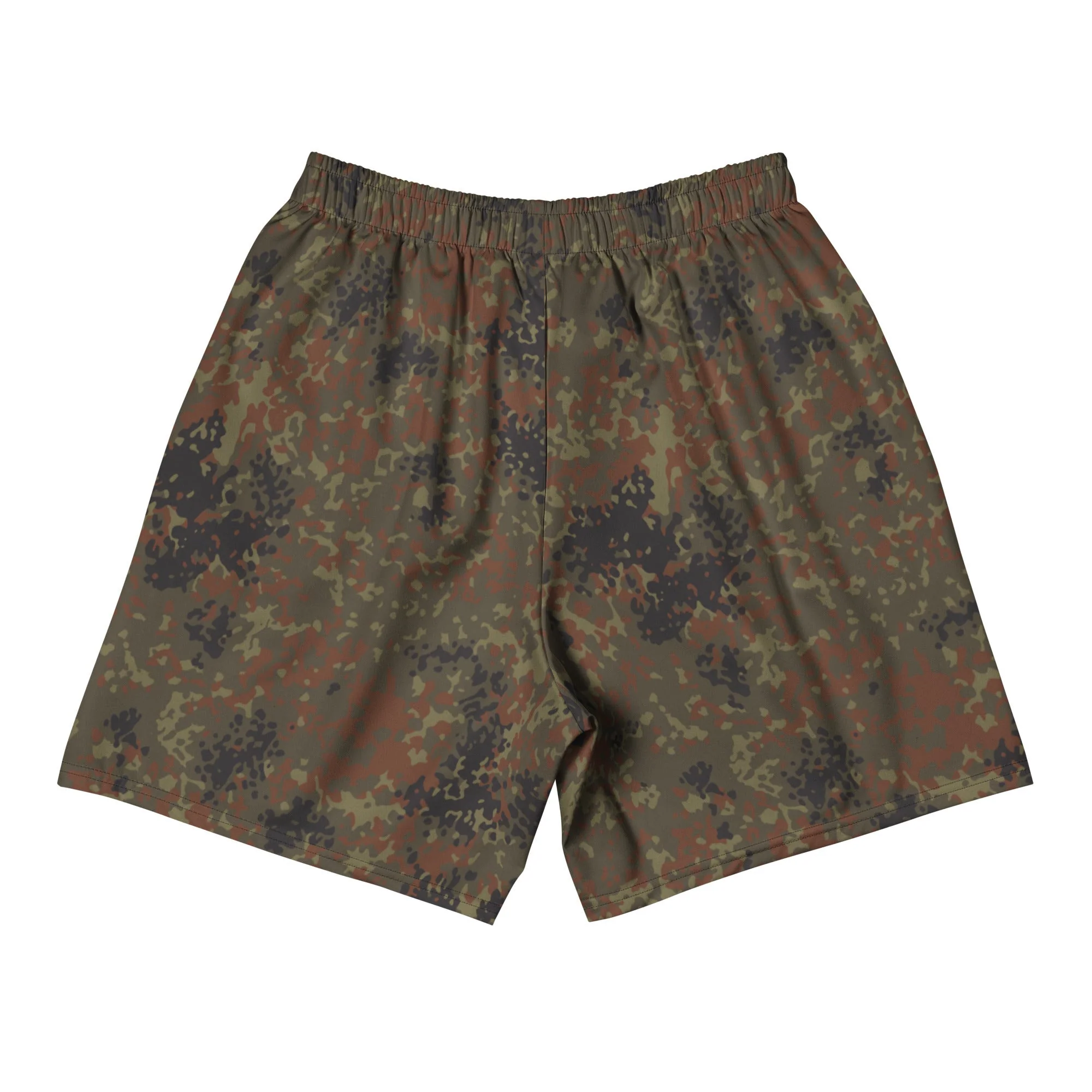 German Flecktarn CAMO Unisex Athletic Long Shorts - Image 4