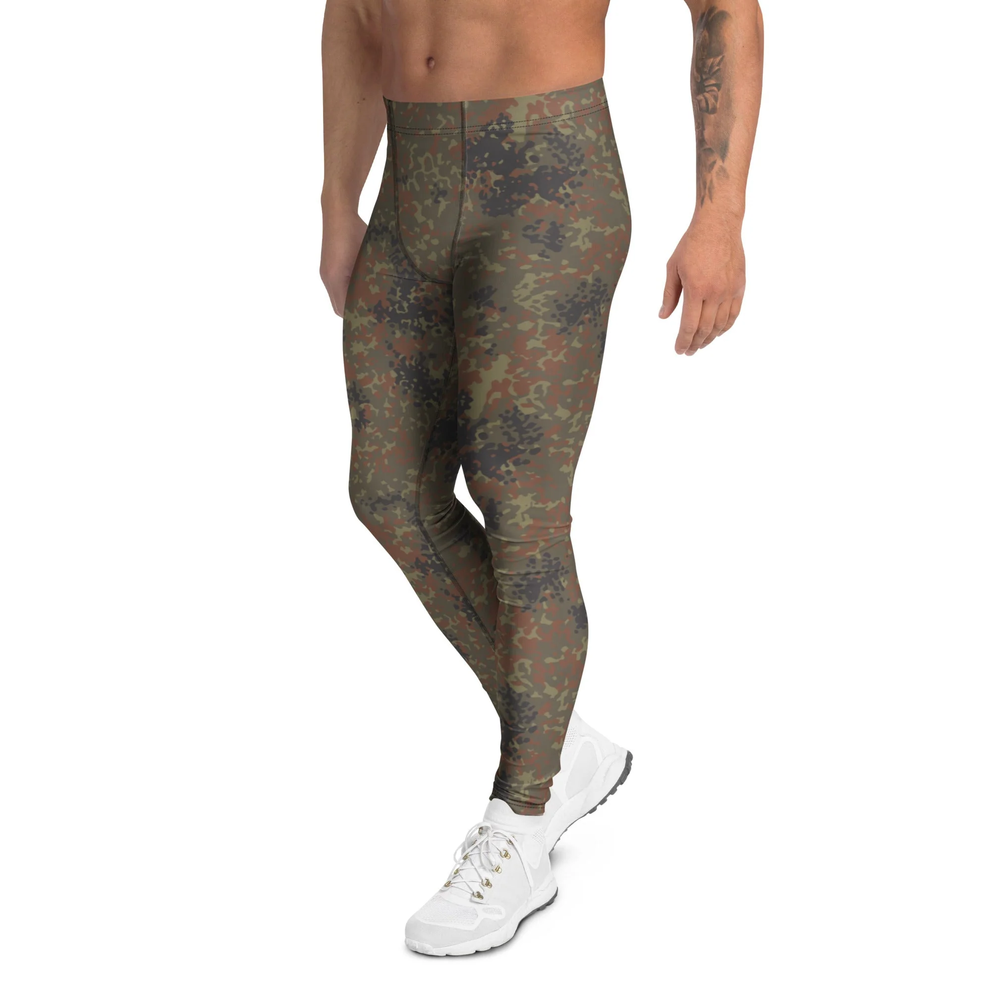 German Flecktarn CAMO Mens Leggings - Image 4