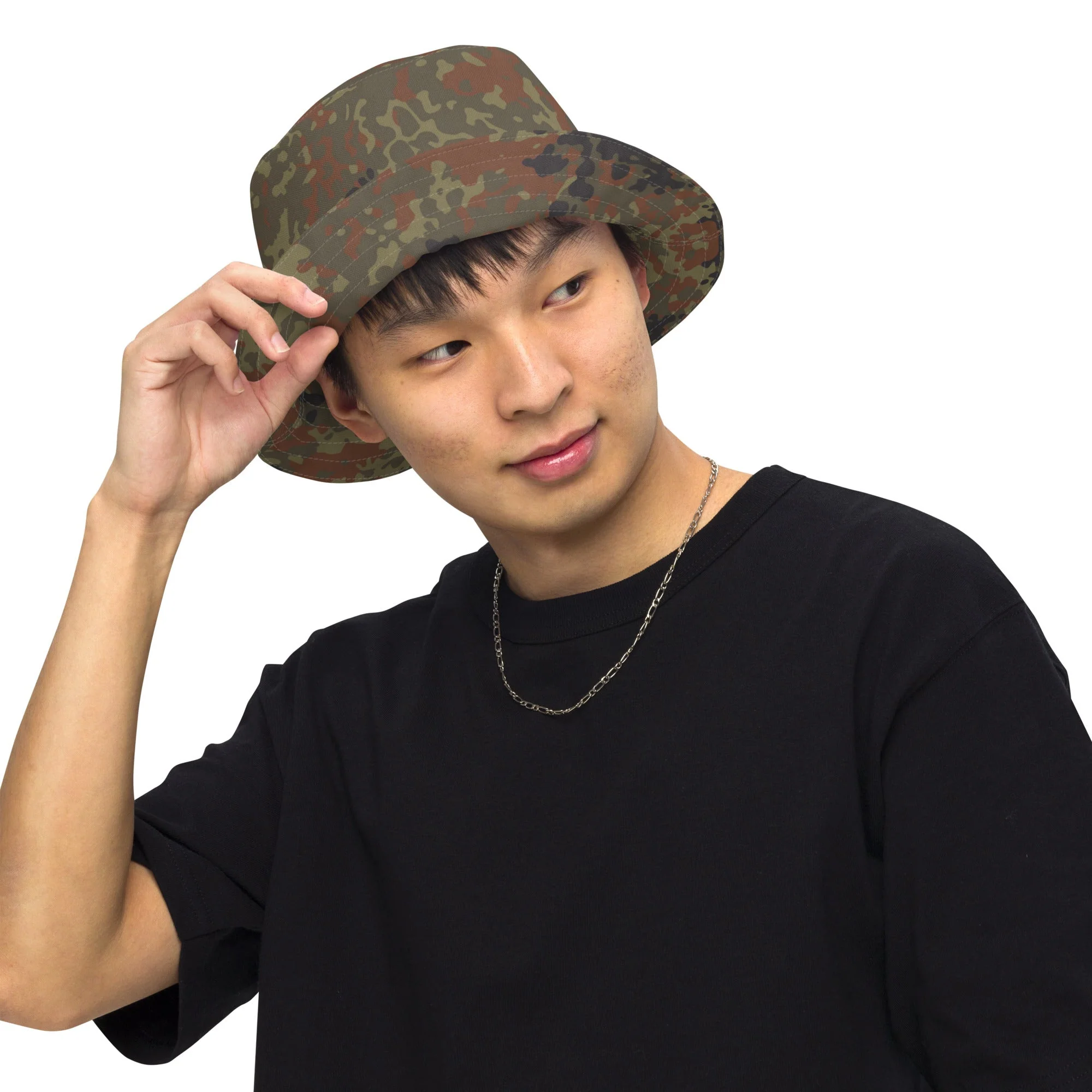 German Flecktarn CAMO Reversible Bucket Hat - Image 3