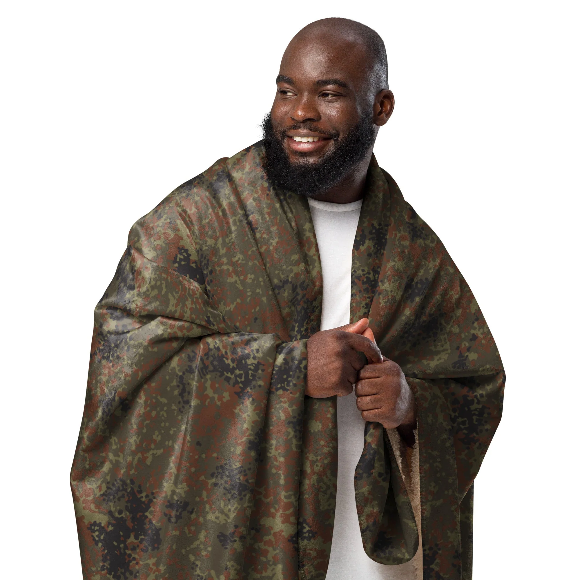 German Flecktarn CAMO Sherpa Blanket - Image 5