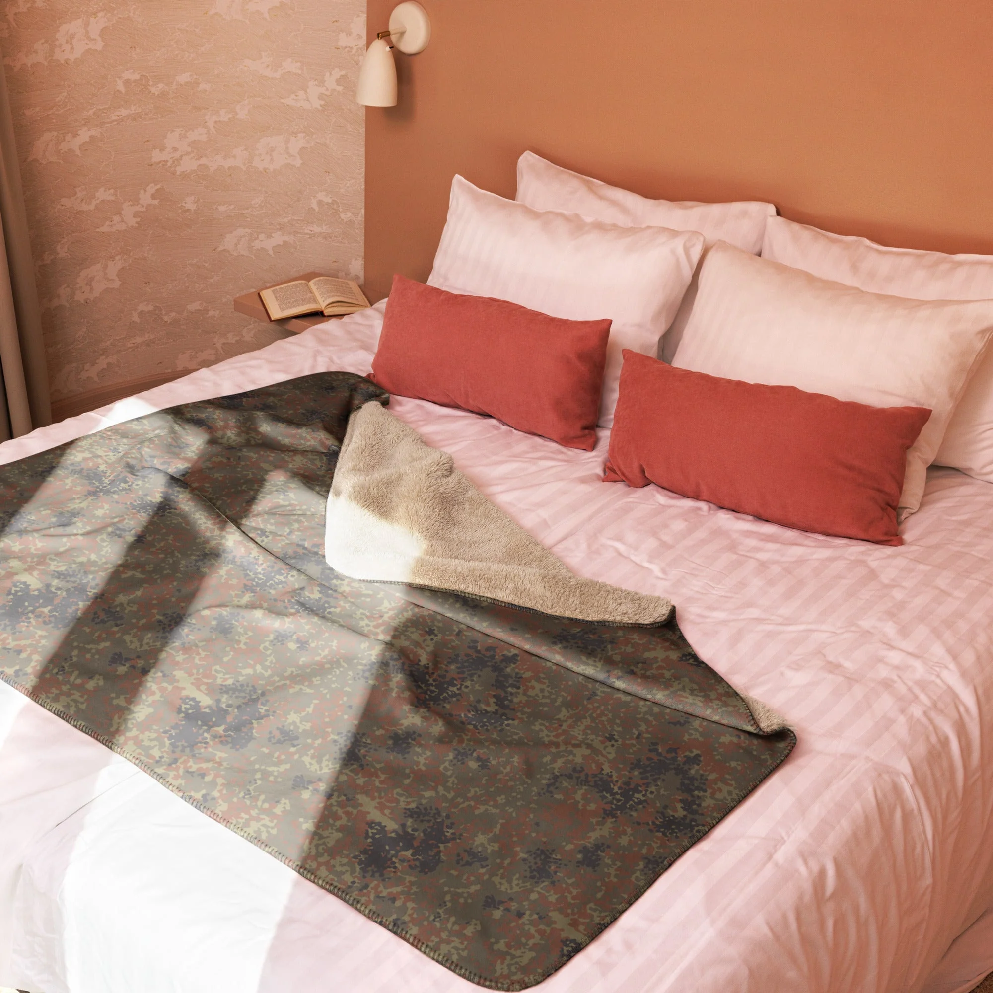 German Flecktarn CAMO Sherpa Blanket - Image 7