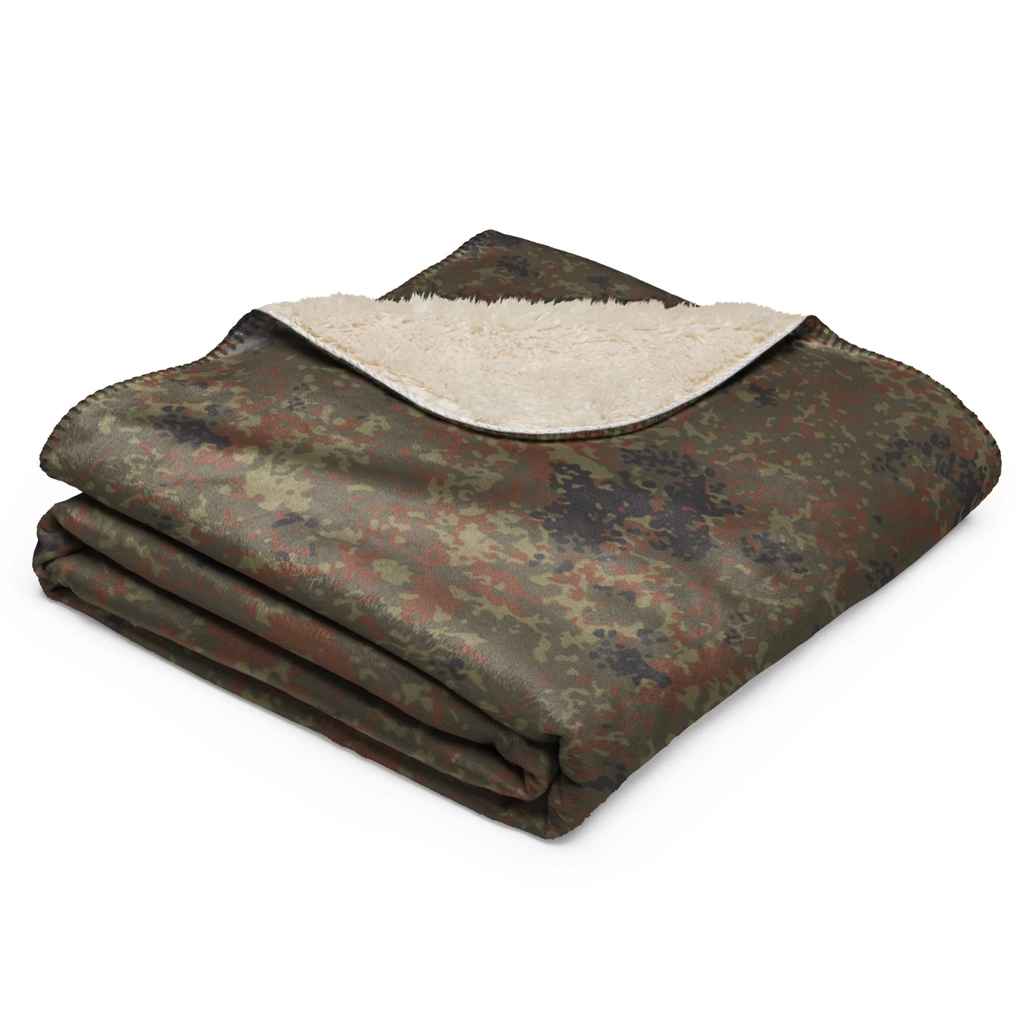 German Flecktarn CAMO Sherpa Blanket - Image 8
