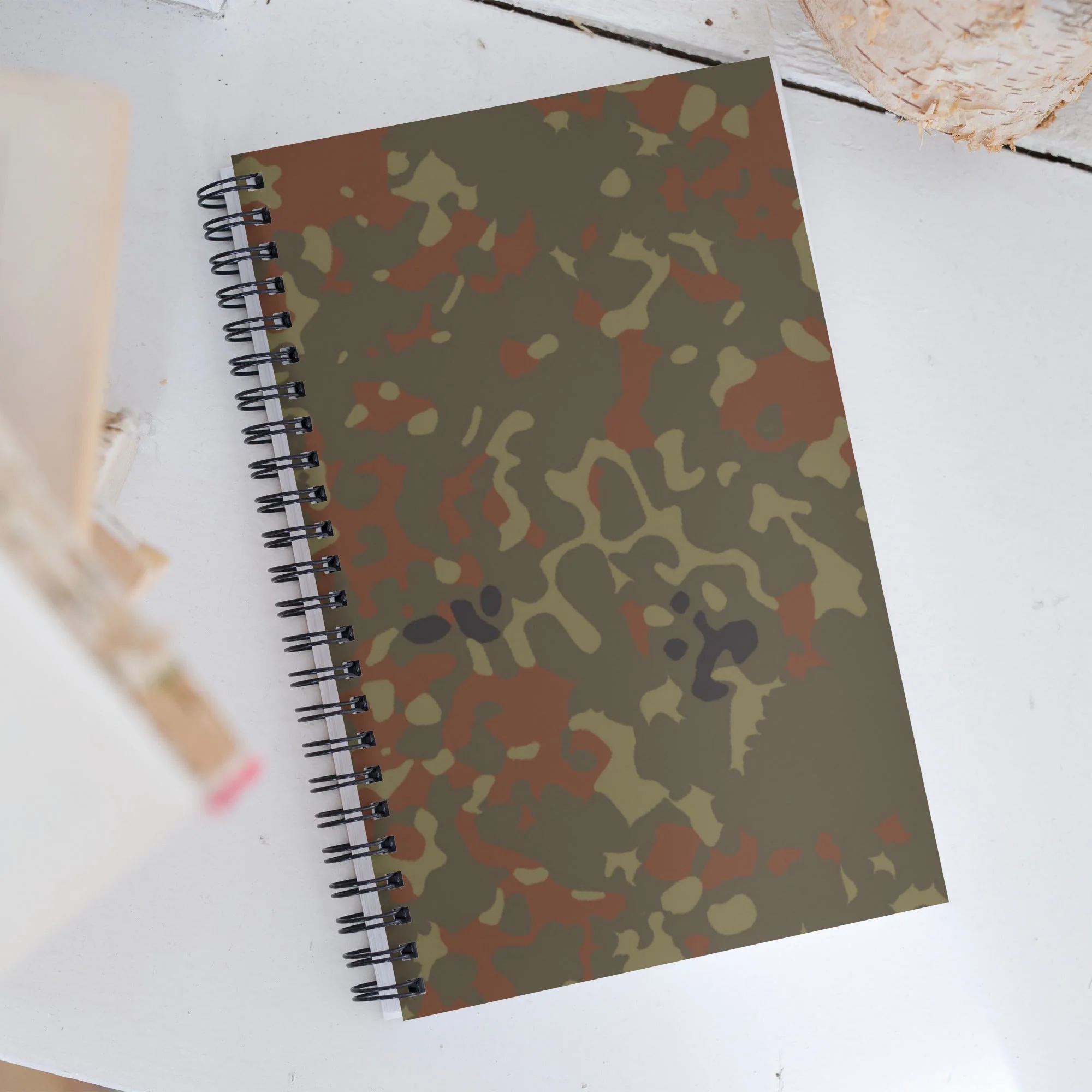 German Flecktarn CAMO Spiral Notebook - Image 4