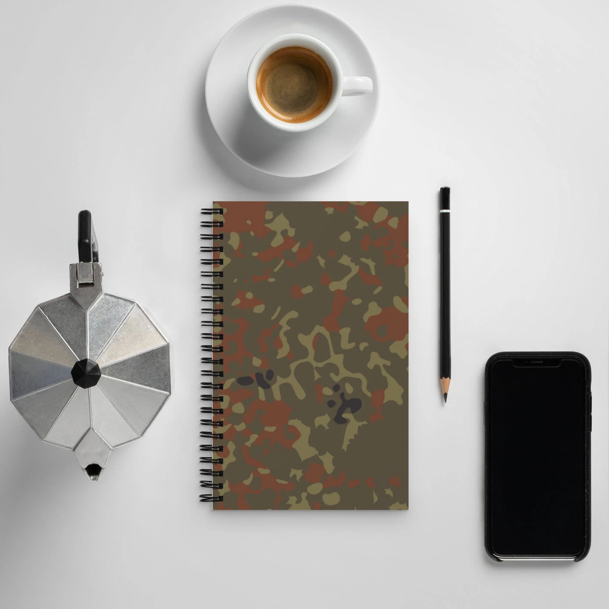 German Flecktarn CAMO Spiral Notebook - Image 7
