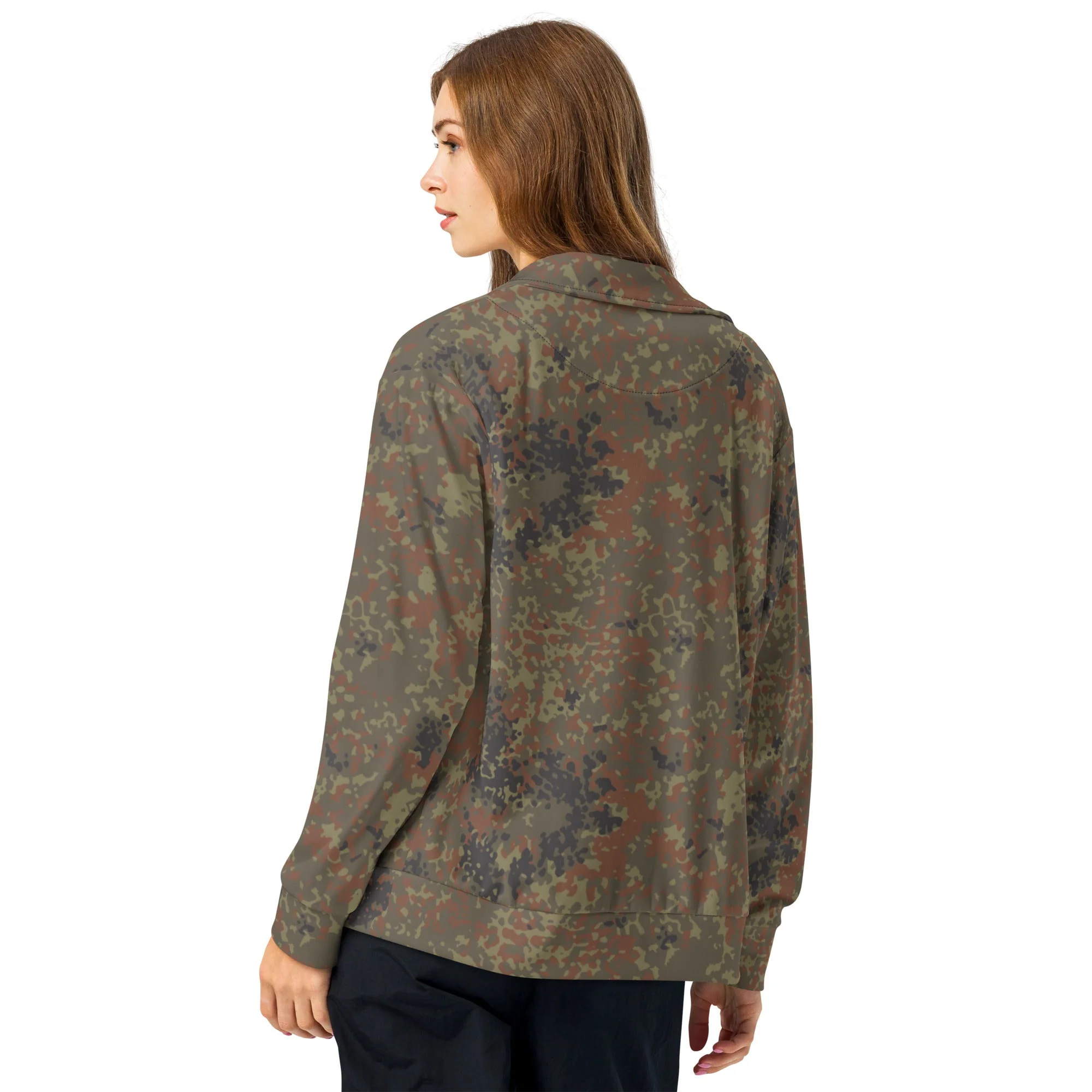 German Flecktarn CAMO Unisex Track Jacket - Image 11