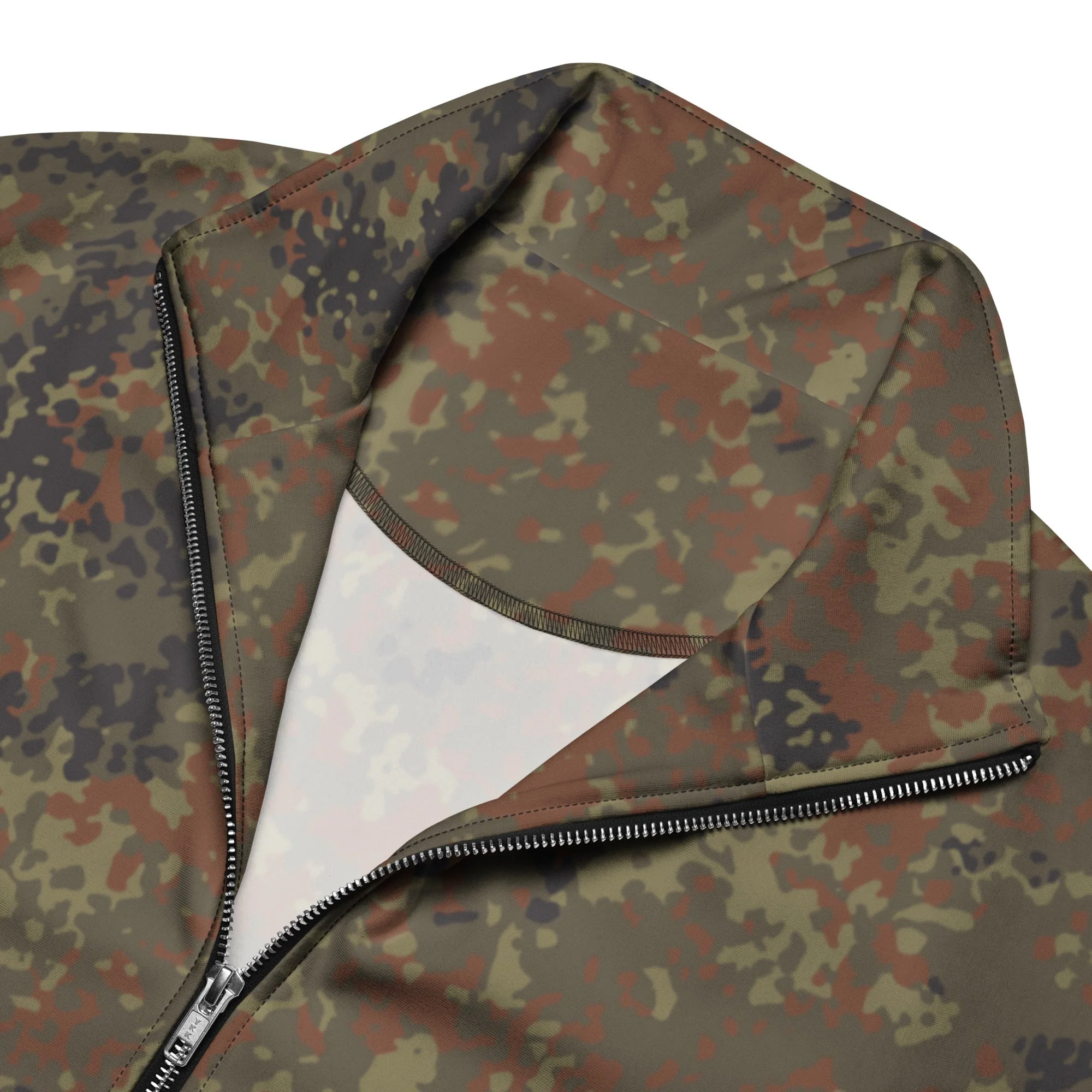 German Flecktarn CAMO Unisex Track Jacket - Image 13