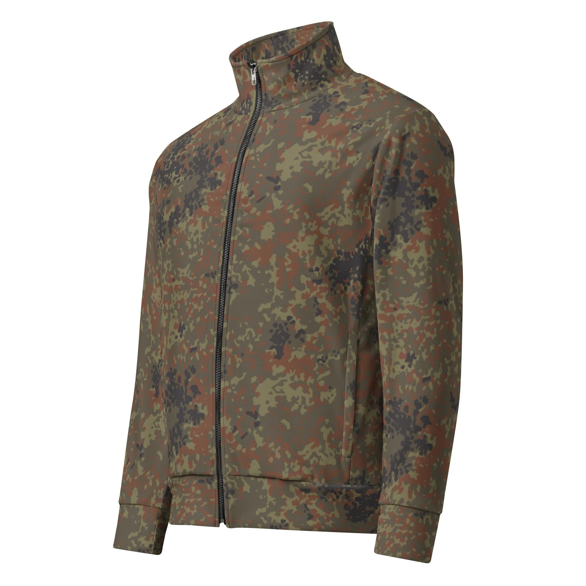 German Flecktarn CAMO Unisex Track Jacket - Image 3