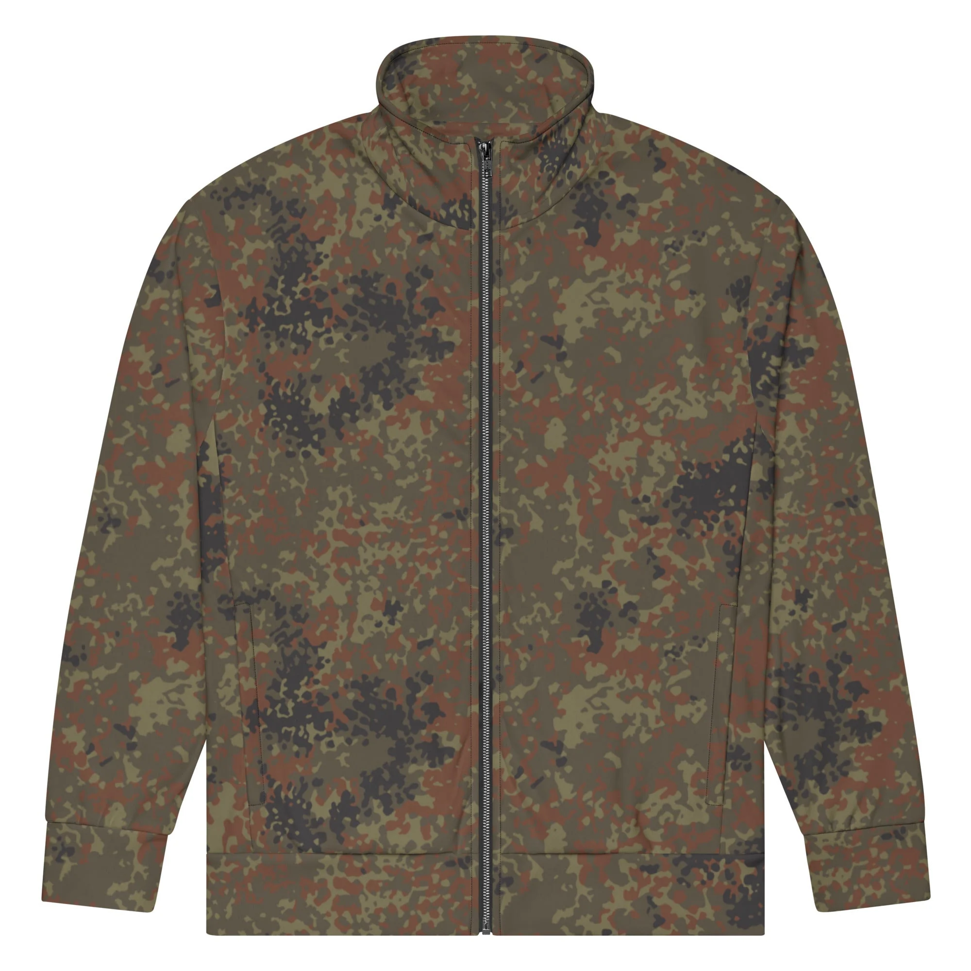 German Flecktarn CAMO Unisex Track Jacket - Image 4