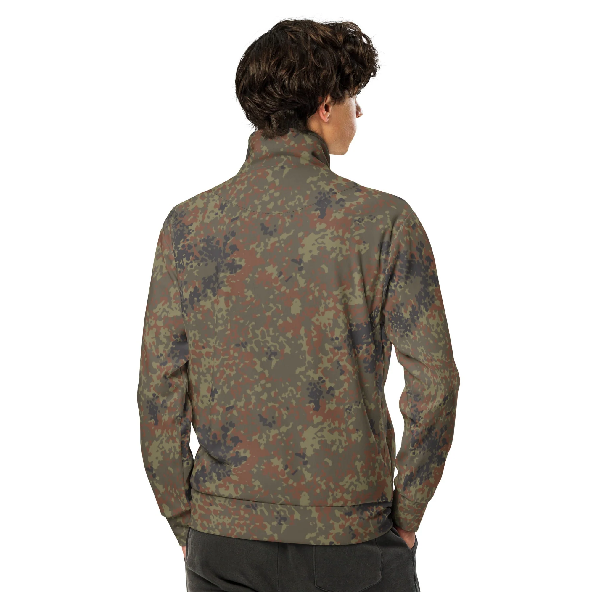 German Flecktarn CAMO Unisex Track Jacket - Image 7