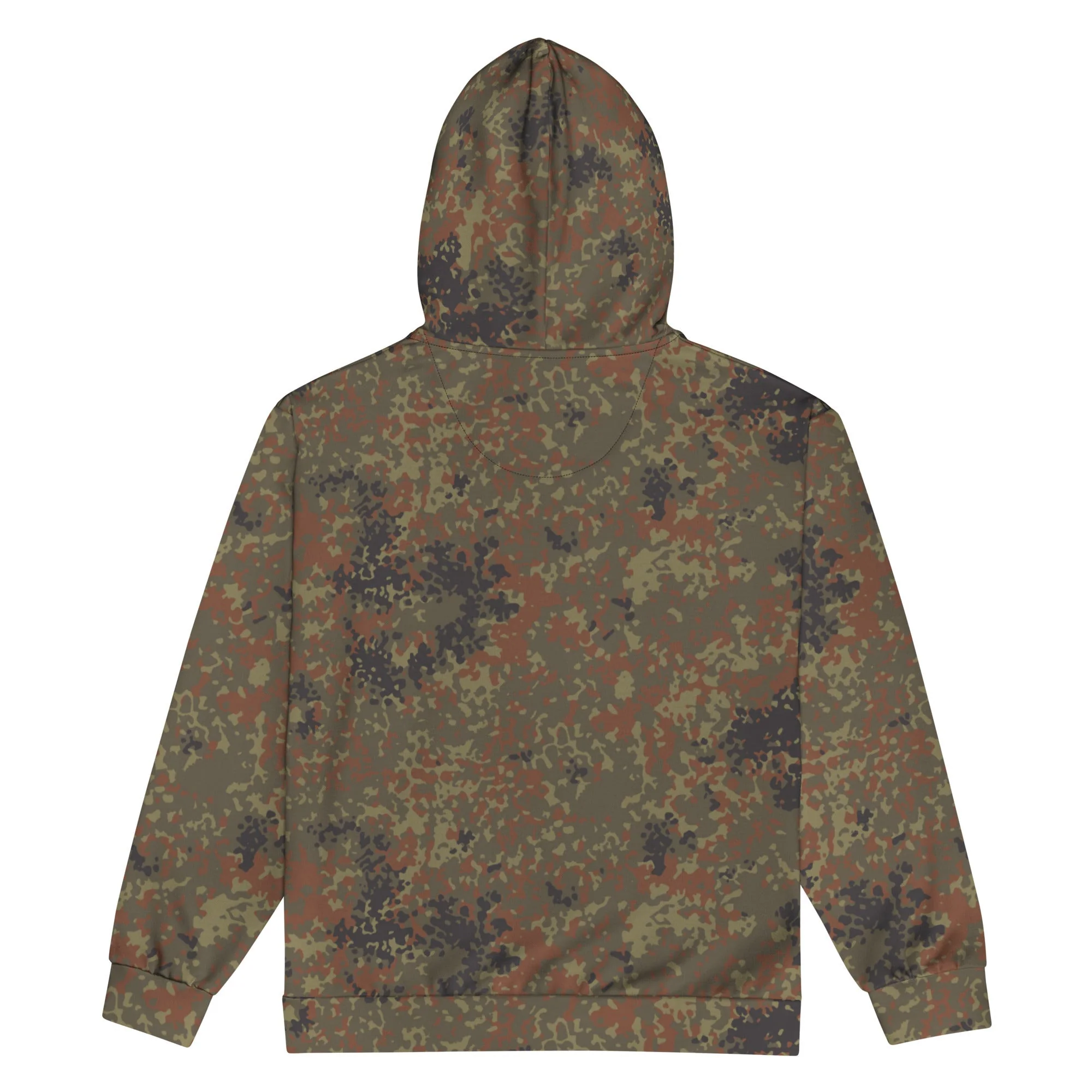 German Flecktarn CAMO Unisex Zip Hoodie - Image 2