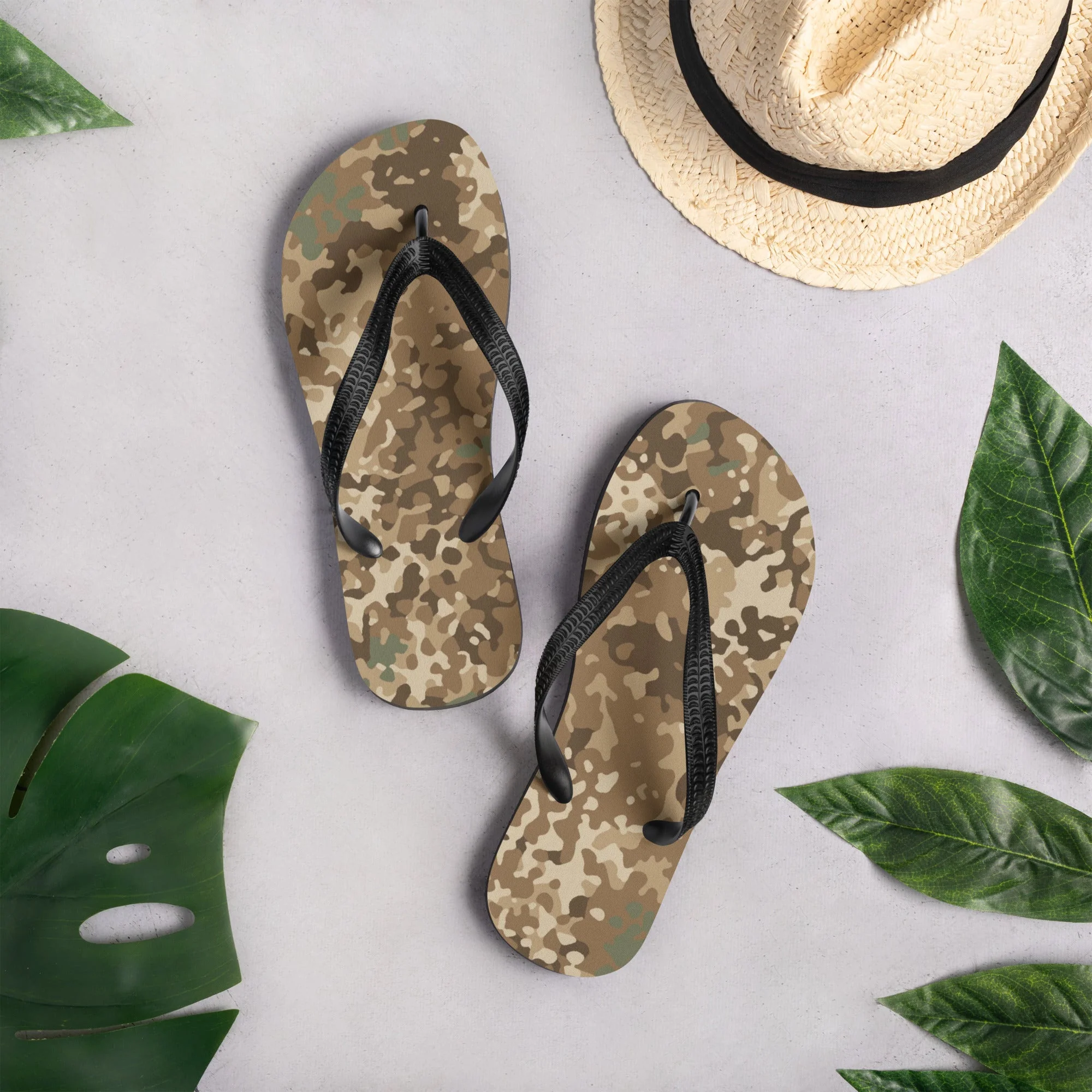 German Flecktarn Desert CAMO Flip-Flops - Image 2
