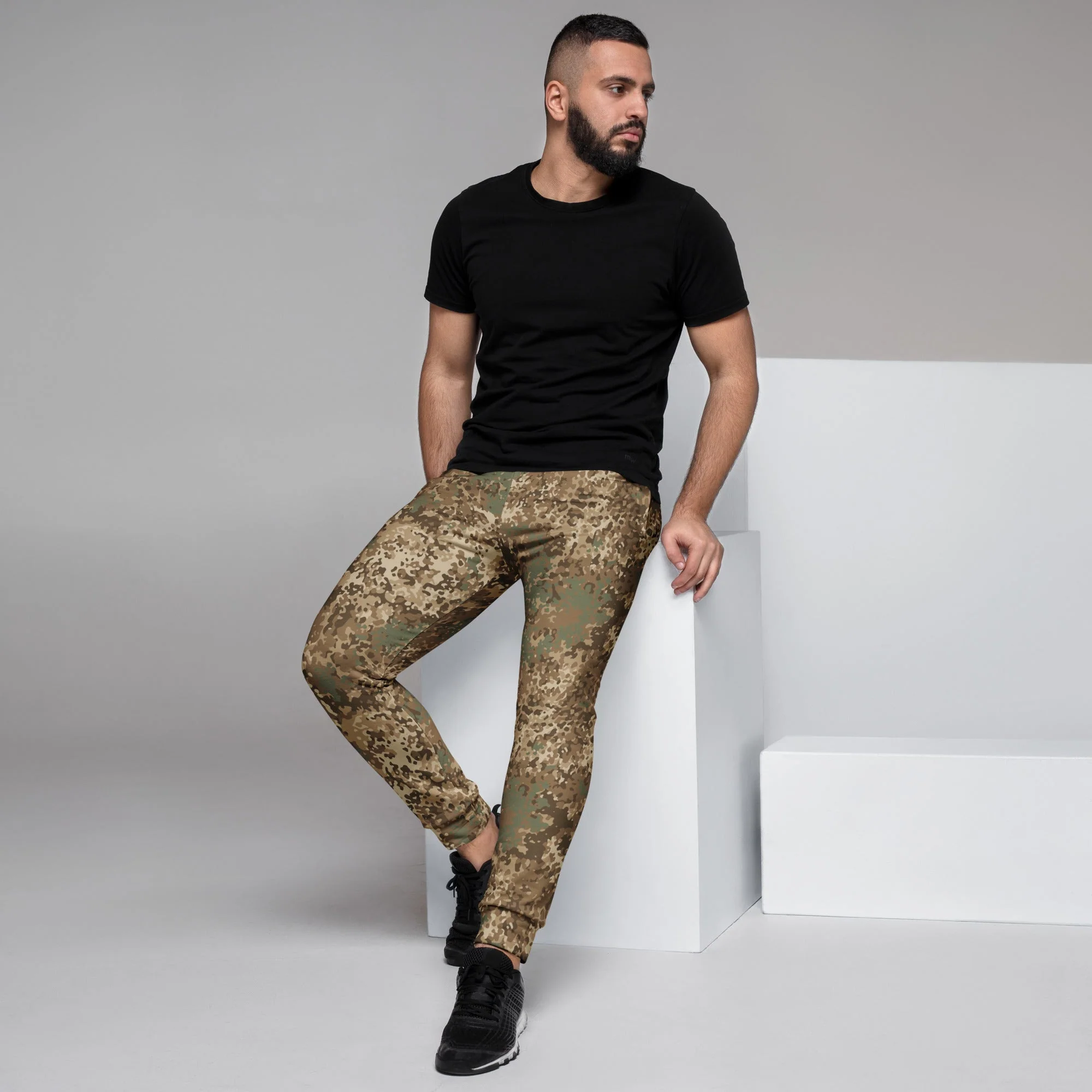 German Flecktarn Desert CAMO Mens Joggers - Image 2