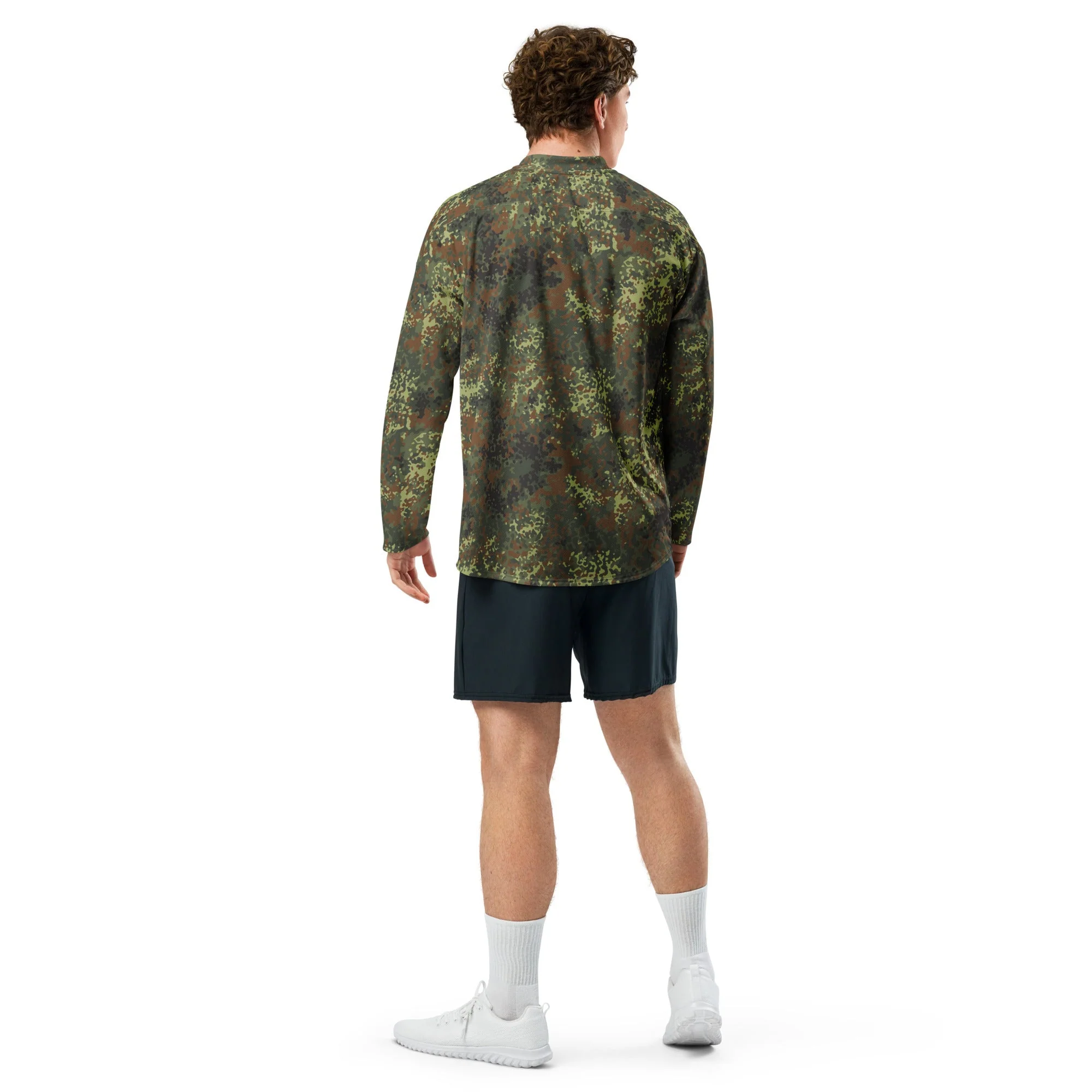 German Flecktarn Spring CAMO Unisex Hockey Fan Jersey - Image 3