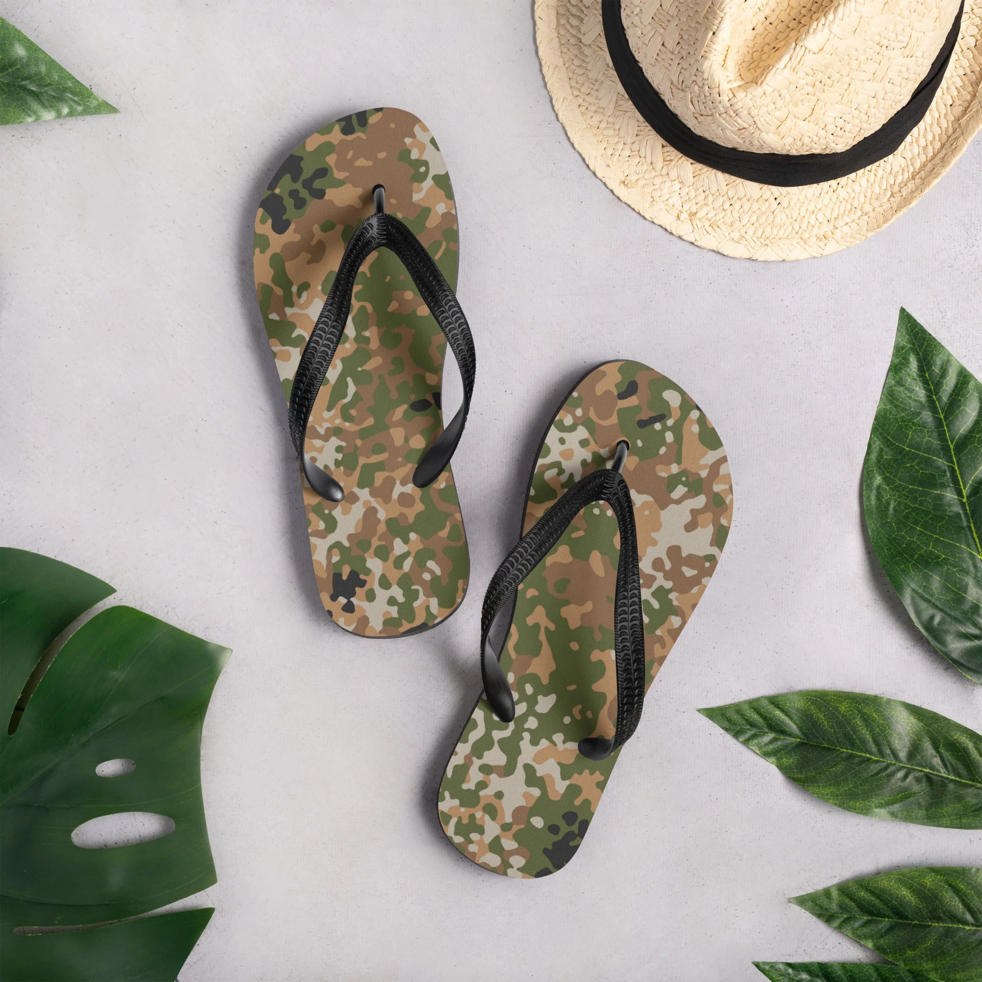 German Flecktarn Multi-terrain CAMO Flip-Flops - Image 2