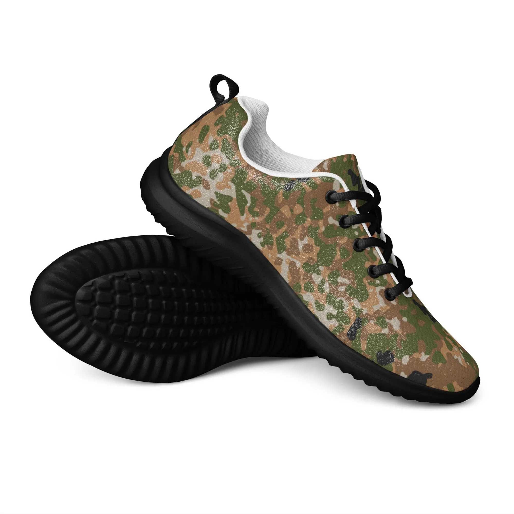 German Flecktarn Multi-terrain CAMO Mens Athletic Shoes