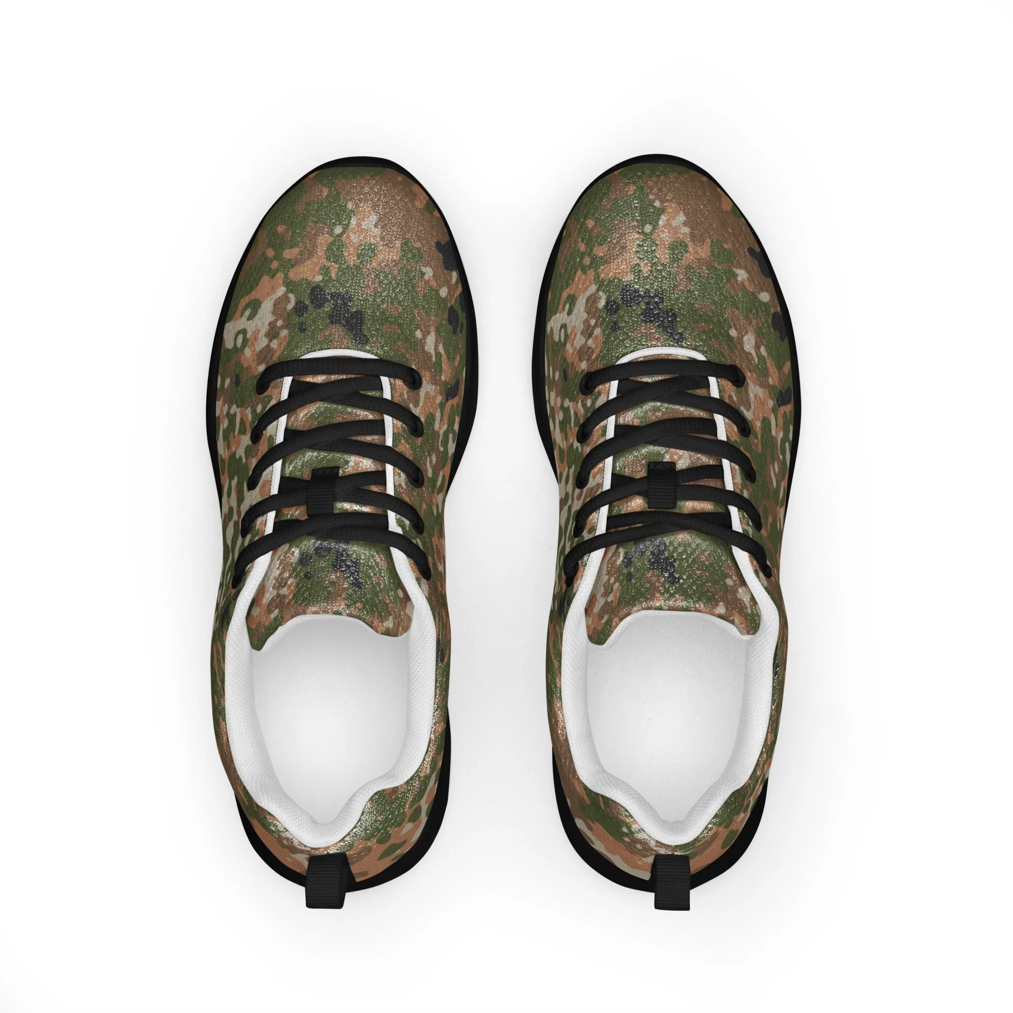 German Flecktarn Multi-terrain CAMO Mens Athletic Shoes - Image 2