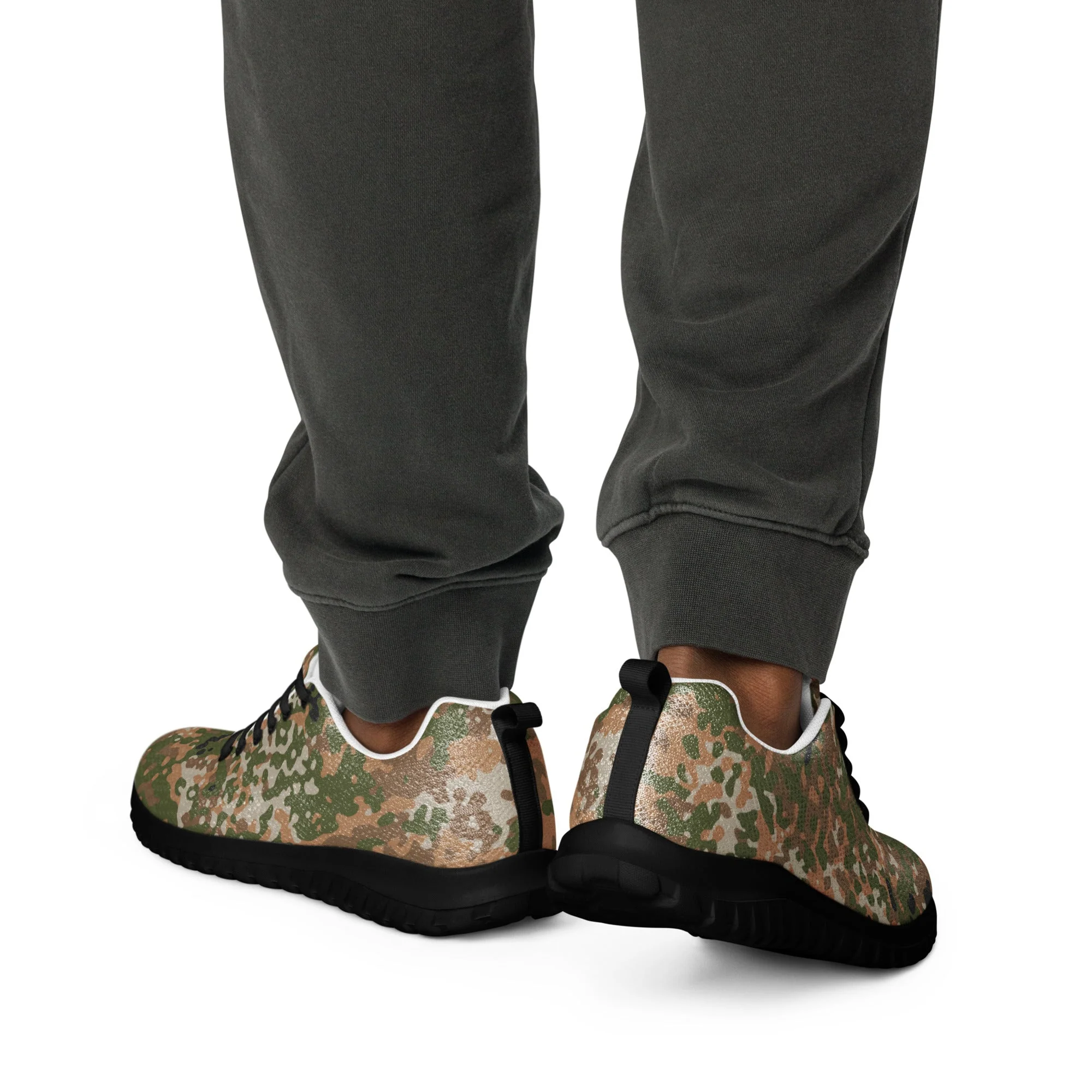 German Flecktarn Multi-terrain CAMO Mens Athletic Shoes - Image 3