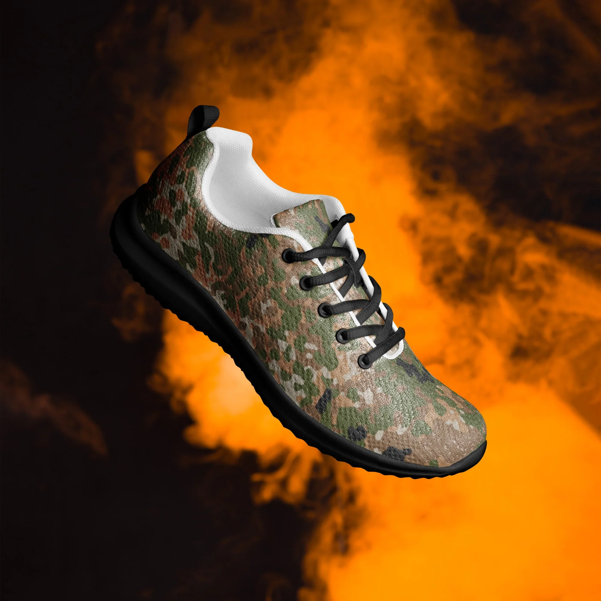 German Flecktarn Multi-terrain CAMO Mens Athletic Shoes - Image 6