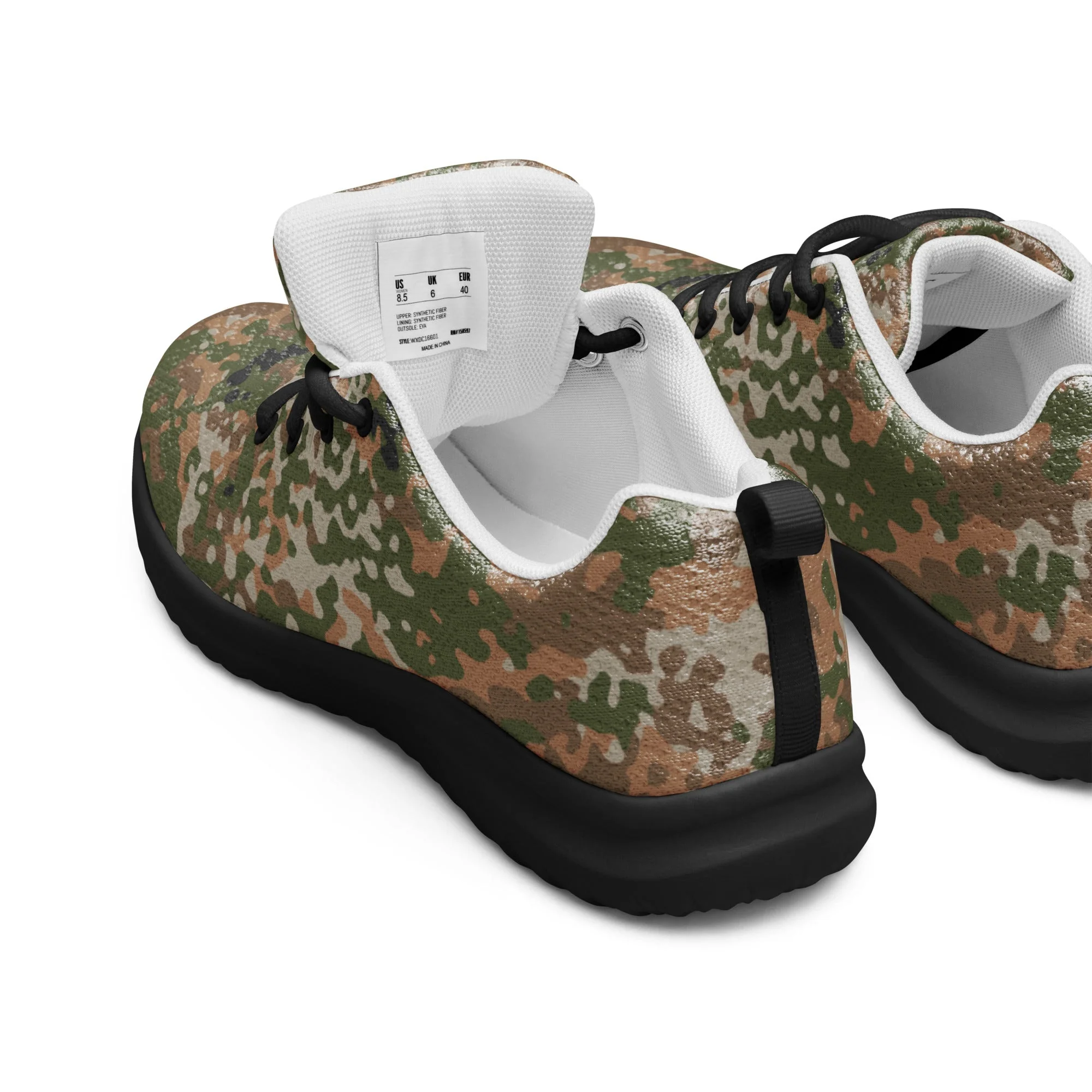German Flecktarn Multi-terrain CAMO Mens Athletic Shoes - Image 9