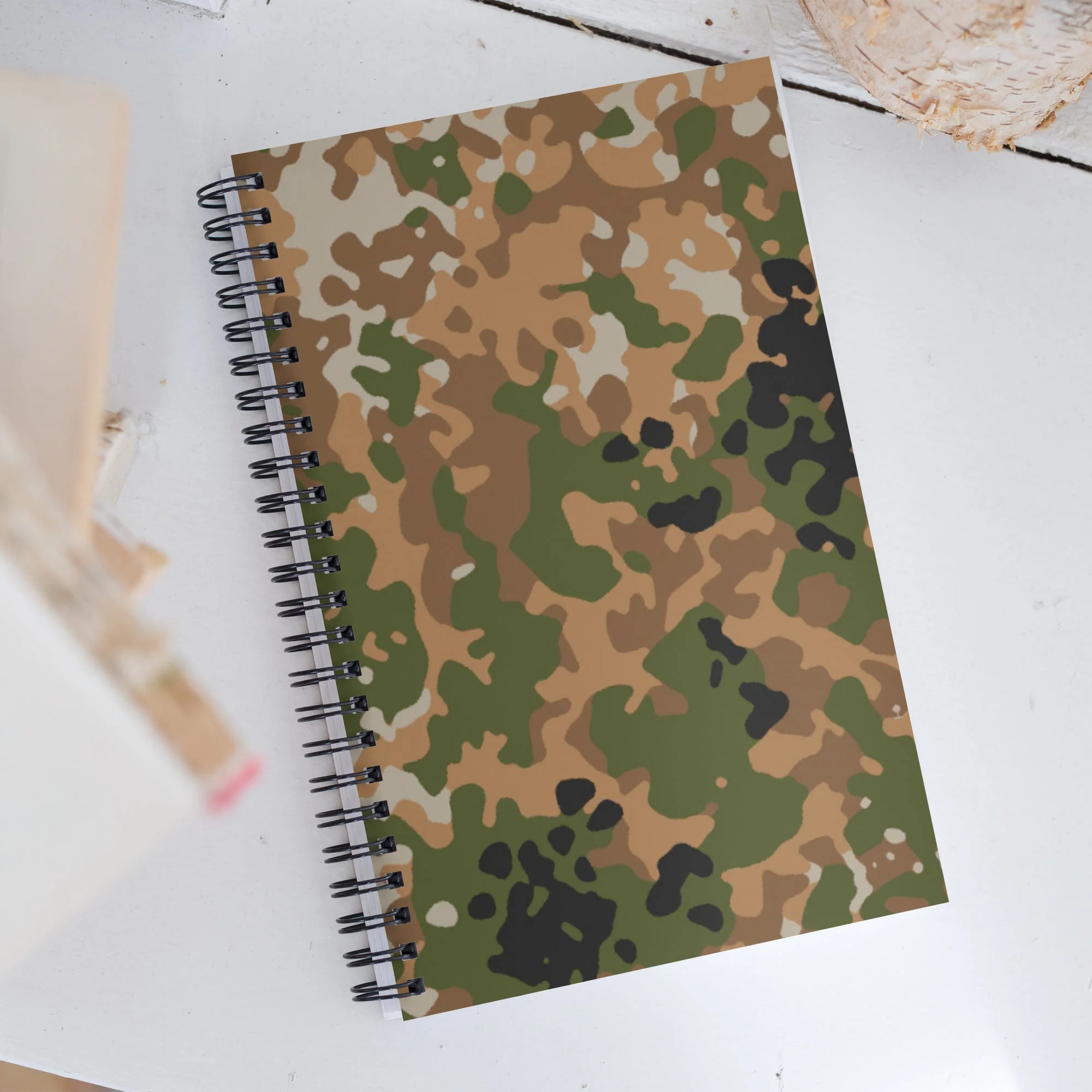 German Flecktarn Multi-terrain CAMO Spiral Notebook - Image 4