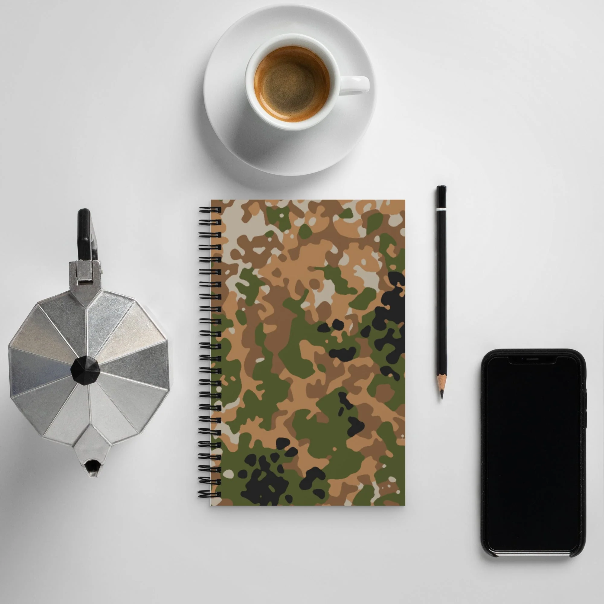 German Flecktarn Multi-terrain CAMO Spiral Notebook - Image 7