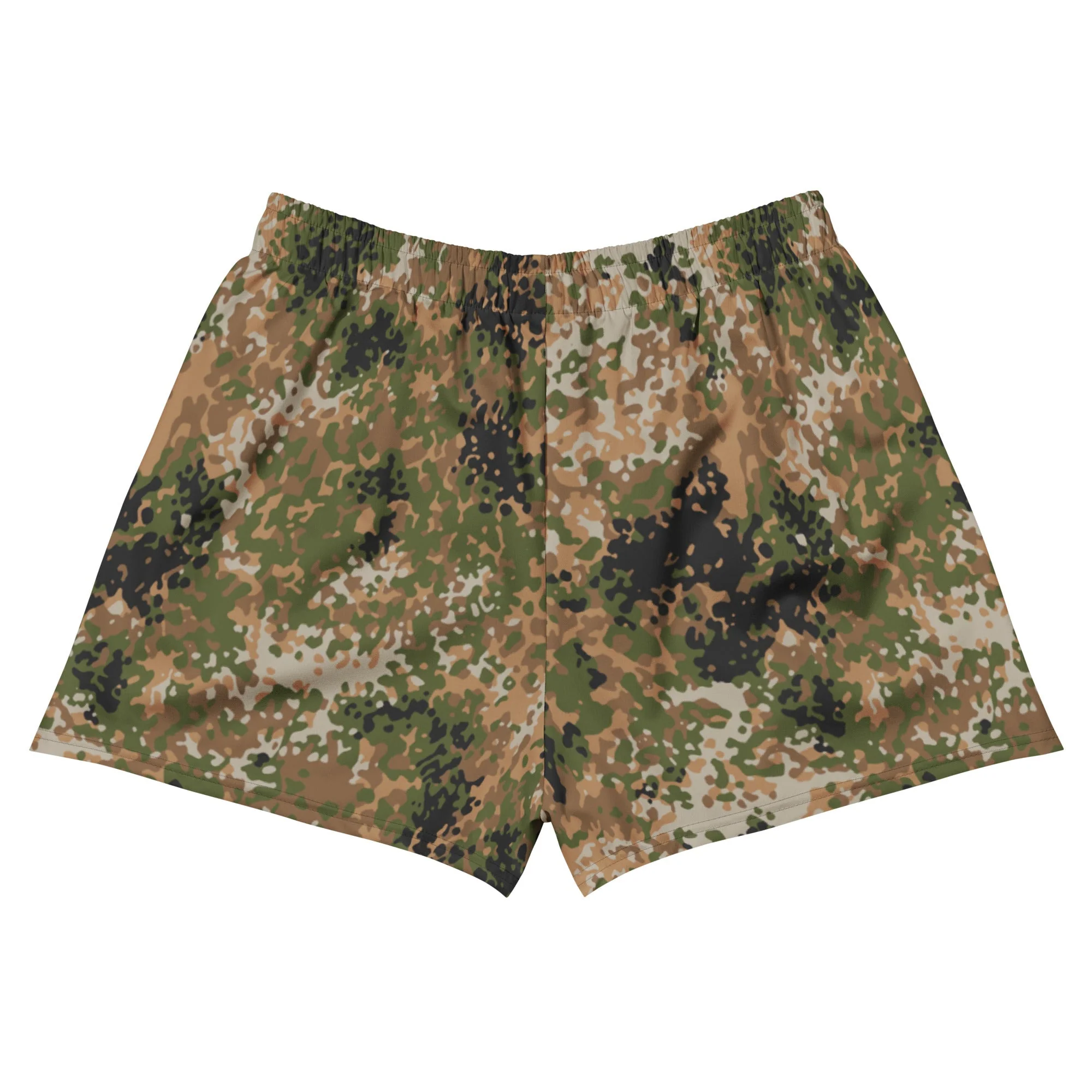 German Flecktarn Multi-terrain CAMO Unisex Athletic Shorts - Image 5