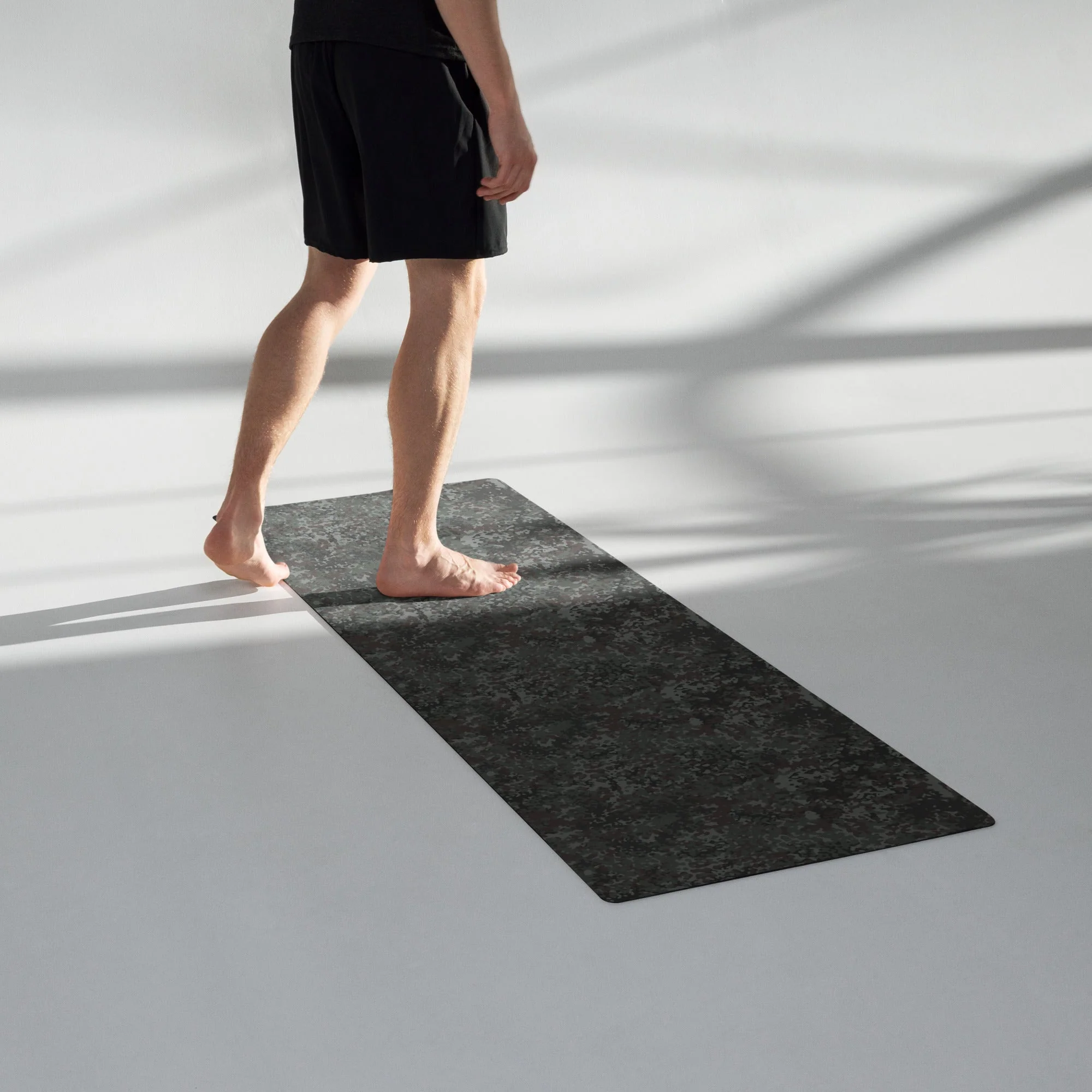 German Flecktarn Night Ops CAMO Yoga Mat - Image 3