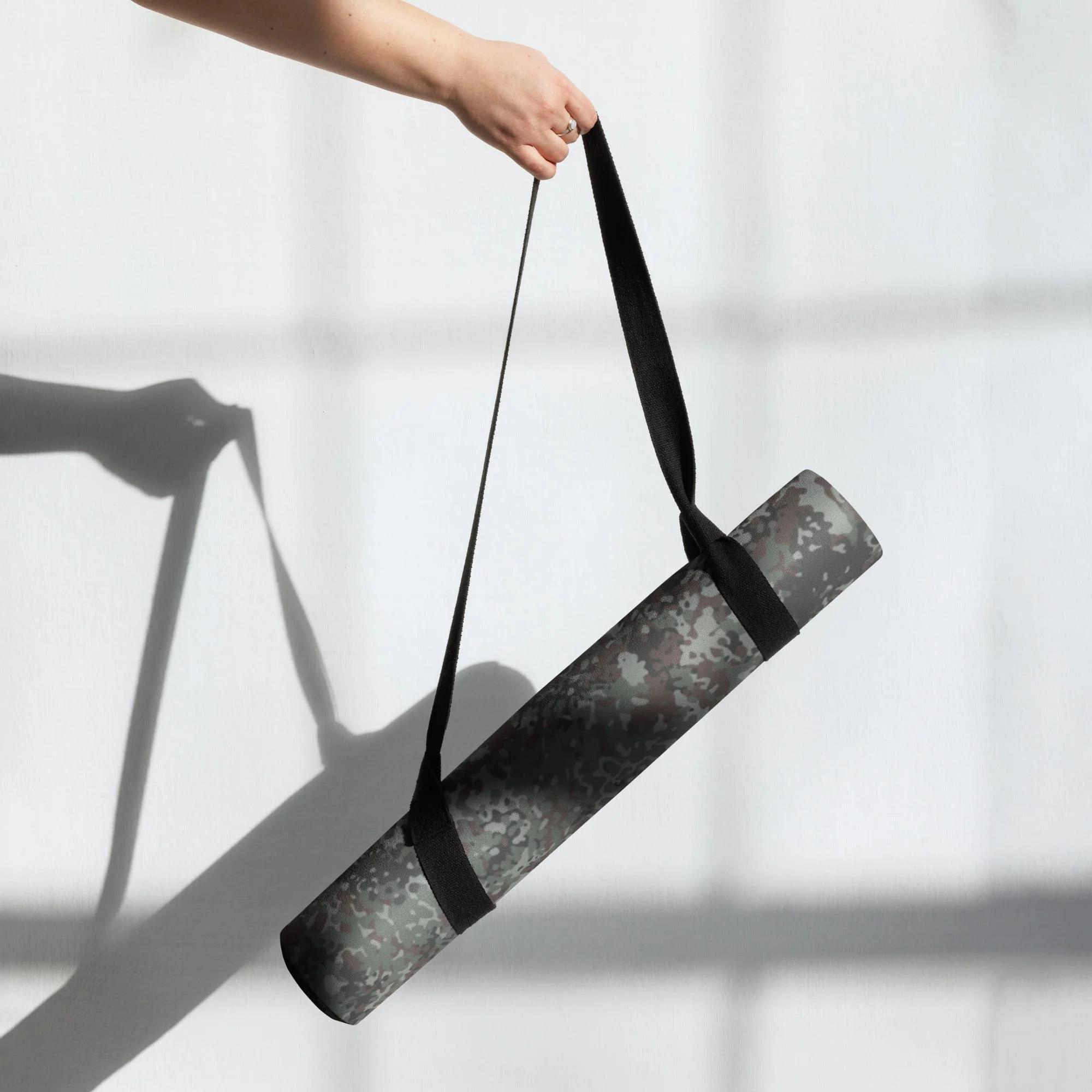 German Flecktarn Night Ops CAMO Yoga Mat - Image 6