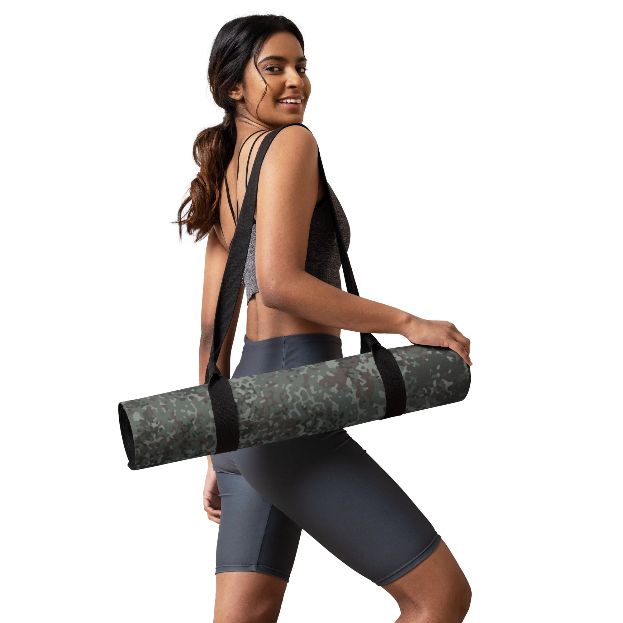 German Flecktarn Night Ops CAMO Yoga Mat - Image 8