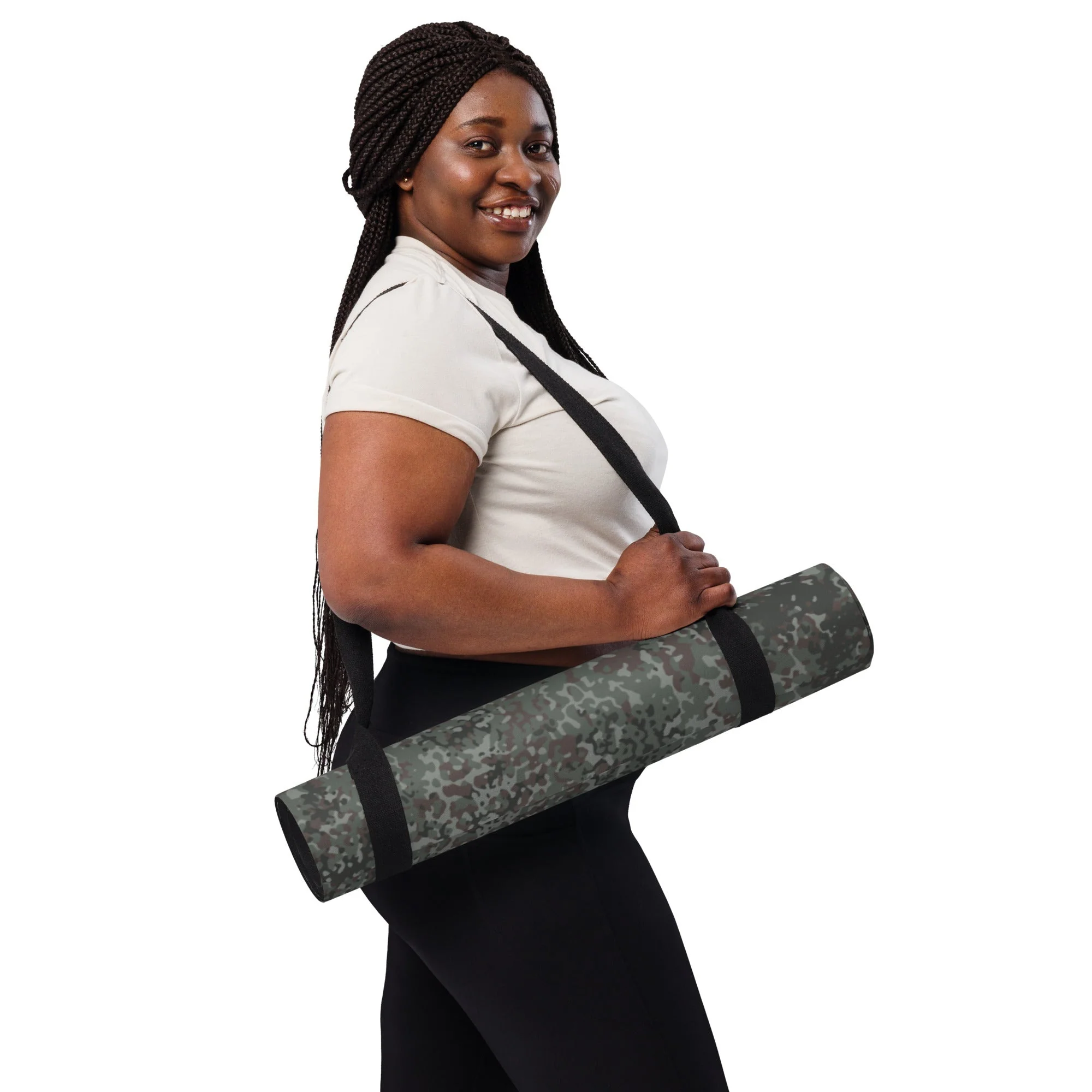 German Flecktarn Night Ops CAMO Yoga Mat - Image 9
