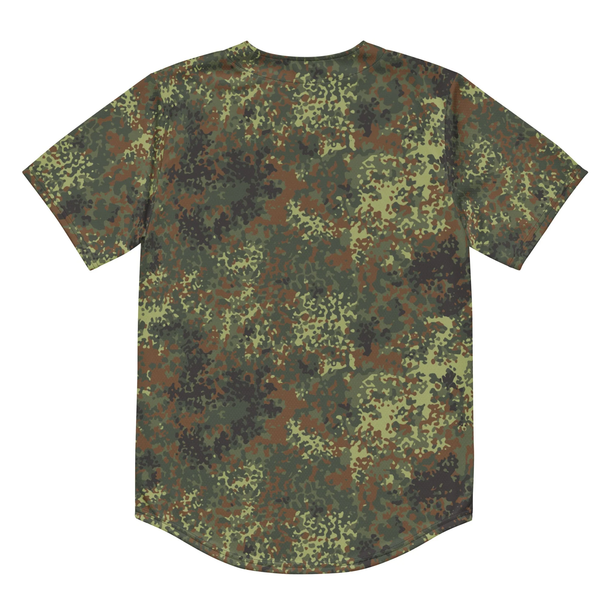 German Flecktarn Spring CAMO Unisex Baseball Jersey - Image 4