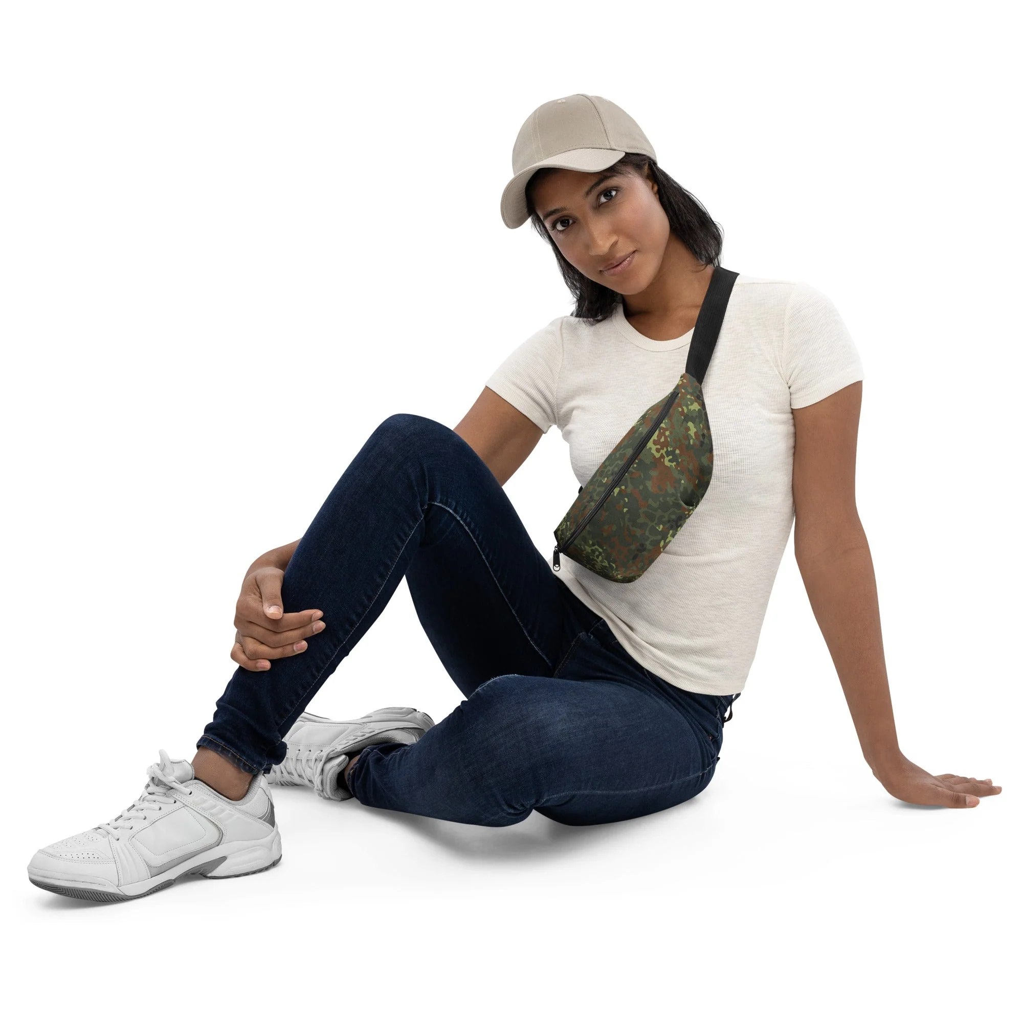German Flecktarn Spring CAMO Fanny Pack - Image 2