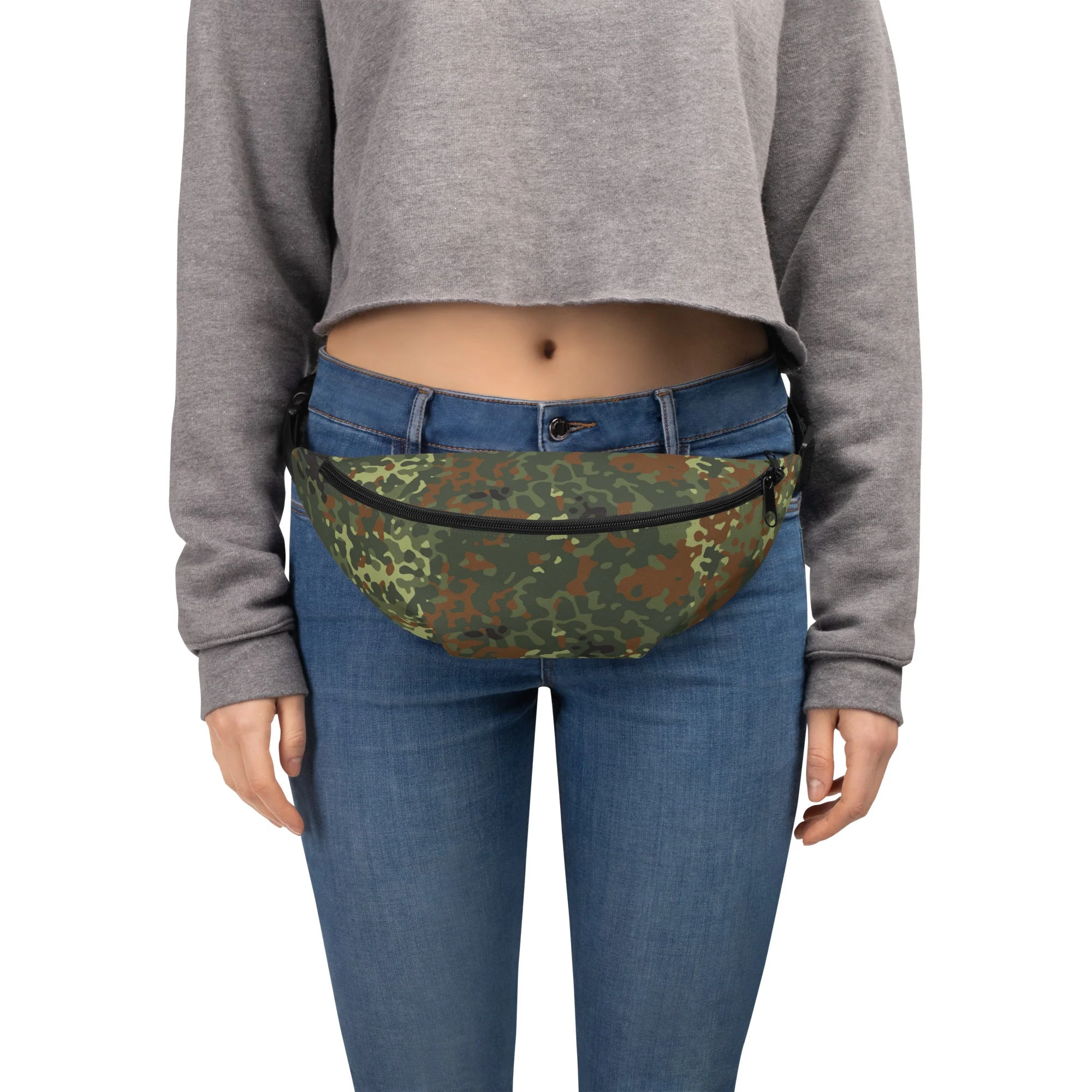 German Flecktarn Spring CAMO Fanny Pack - Image 6
