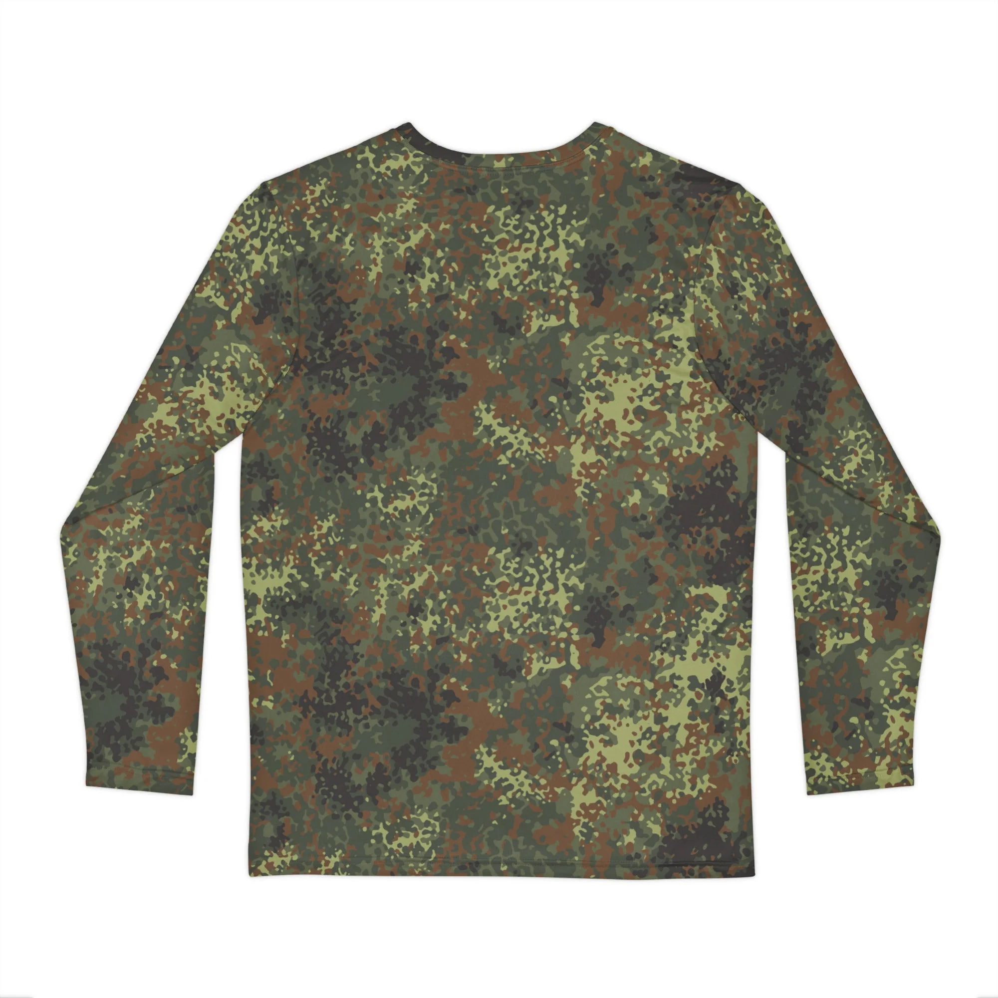 German Flecktarn Spring CAMO Unisex Long-Sleeve Shirt - Image 2