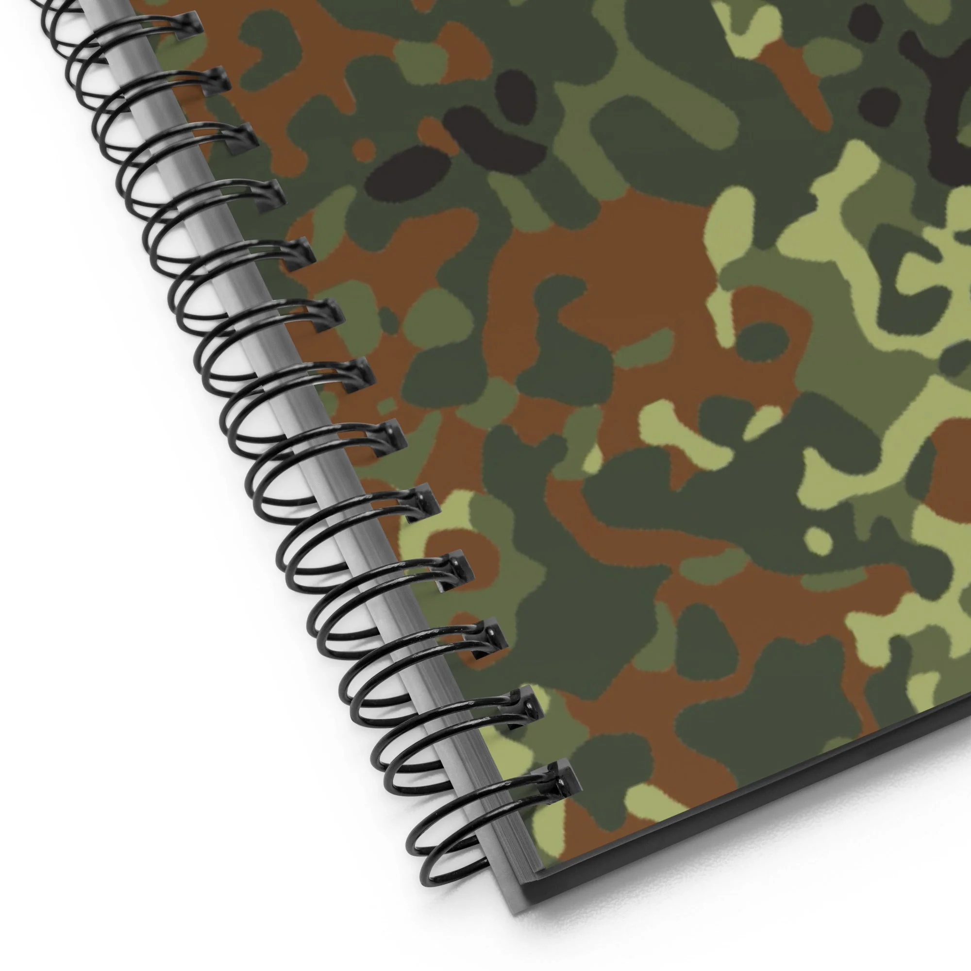 German Flecktarn Spring CAMO Spiral Notebook - Image 5