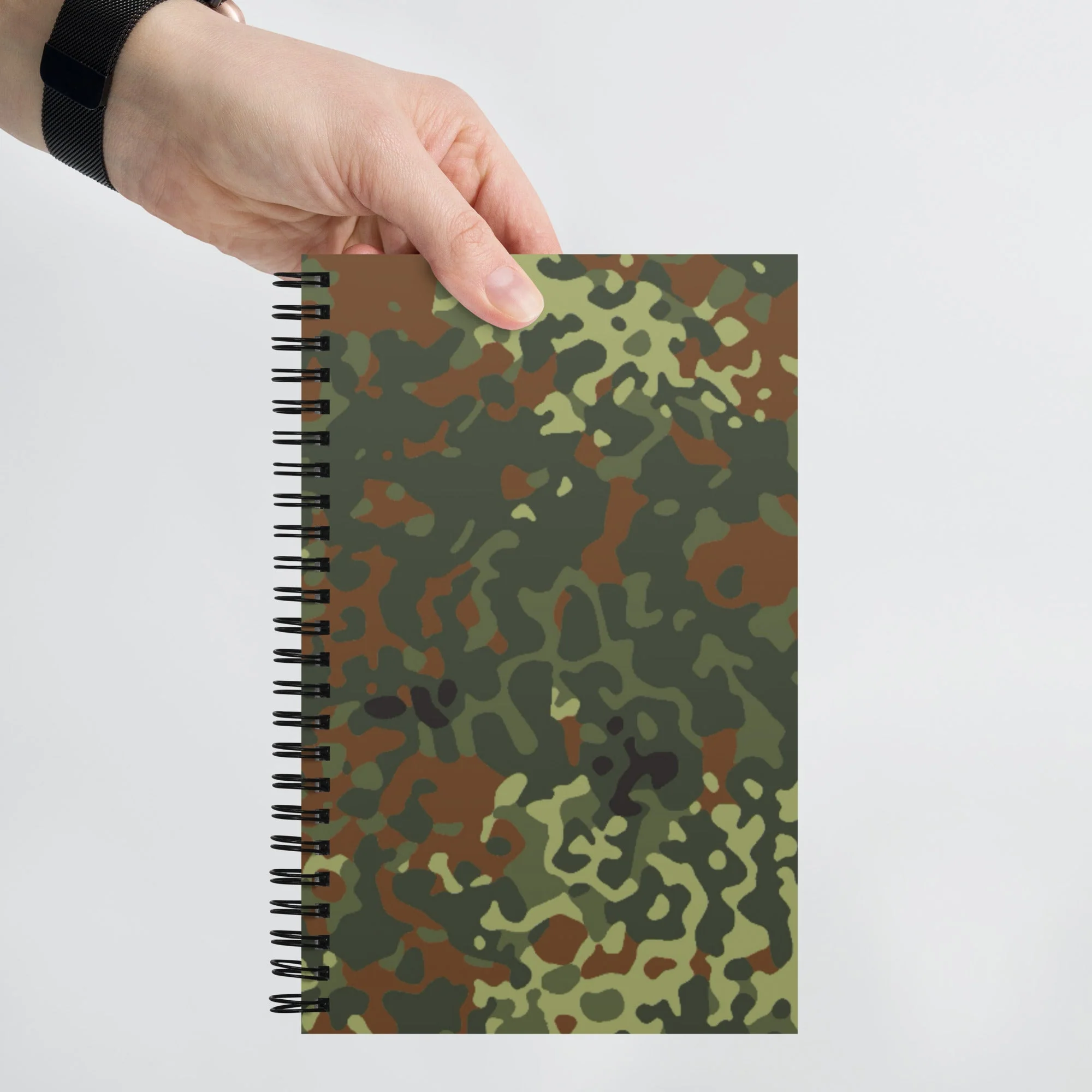 German Flecktarn Spring CAMO Spiral Notebook - Image 8
