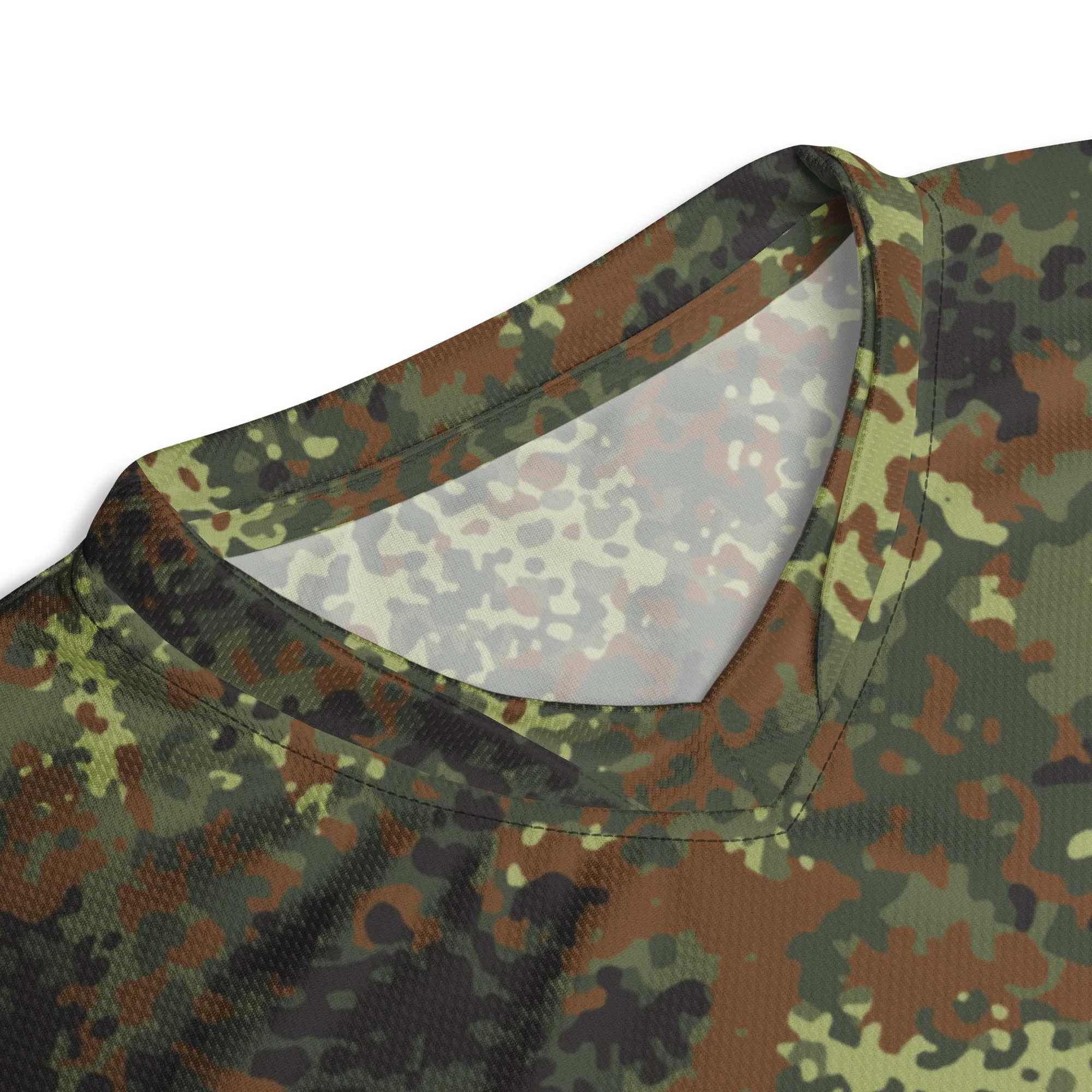 German Flecktarn Spring CAMO Unisex Sports Jersey - Image 13