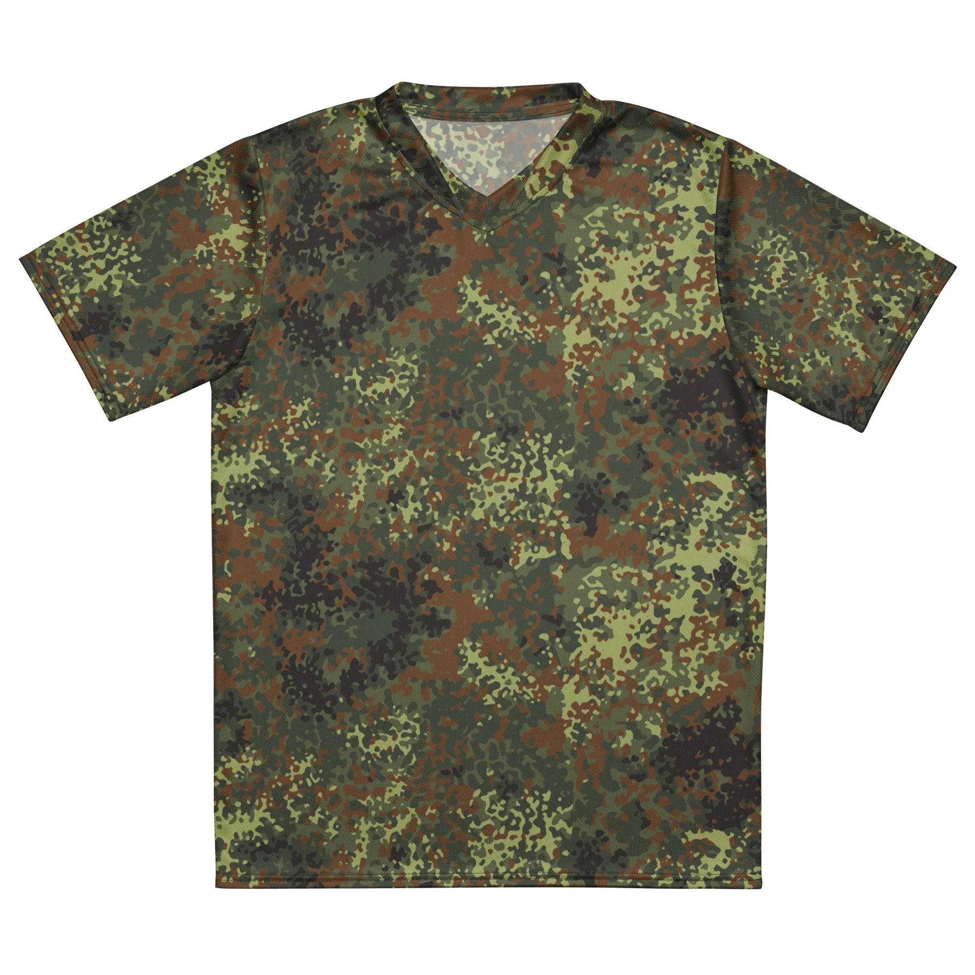 German Flecktarn Spring CAMO Unisex Sports Jersey - Image 15