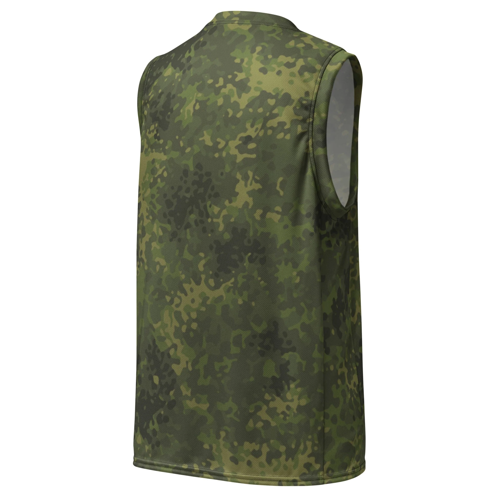 German Flecktarn Tropical CAMO Unisex Basketball Jersey - Image 5