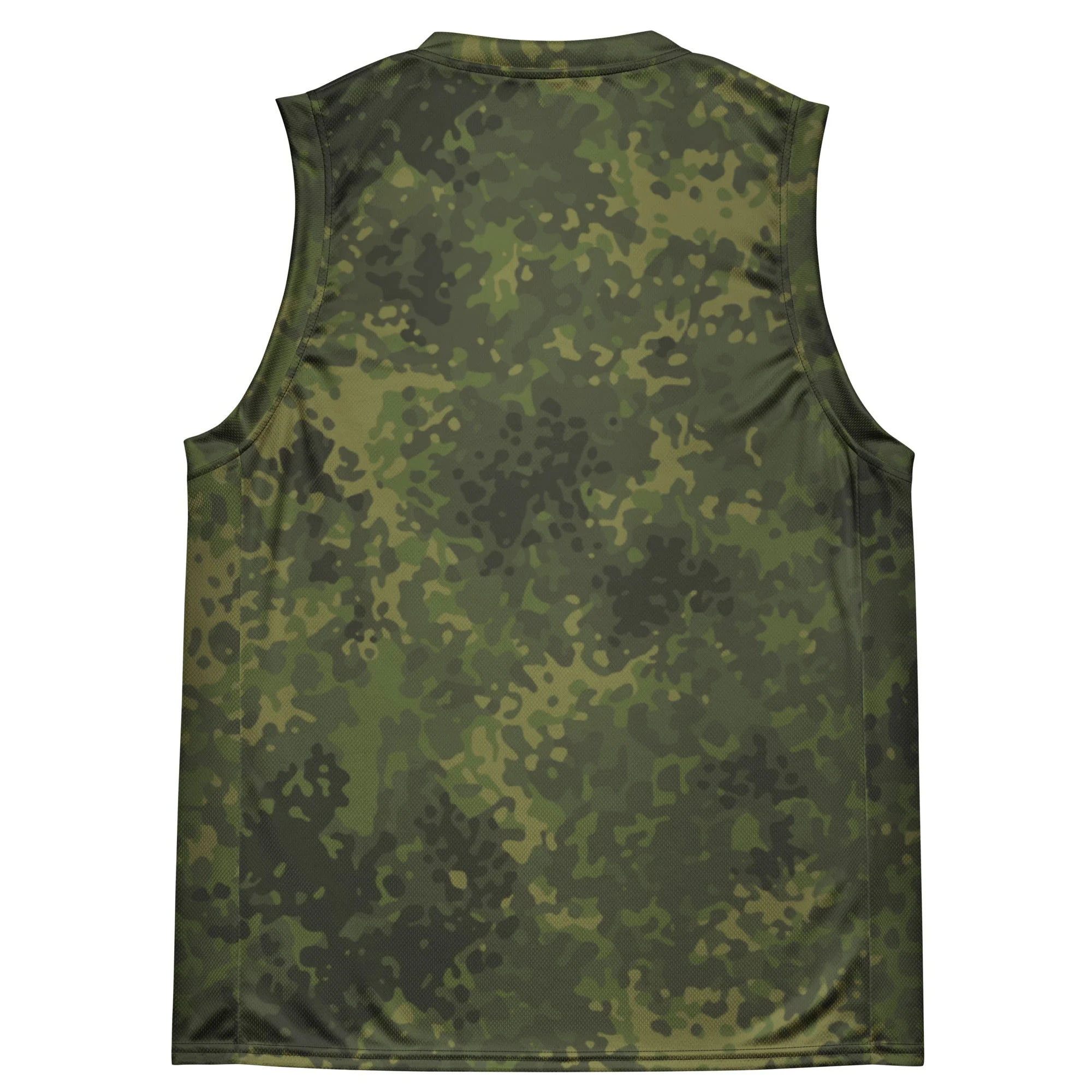 German Flecktarn Tropical CAMO Unisex Basketball Jersey - Image 6