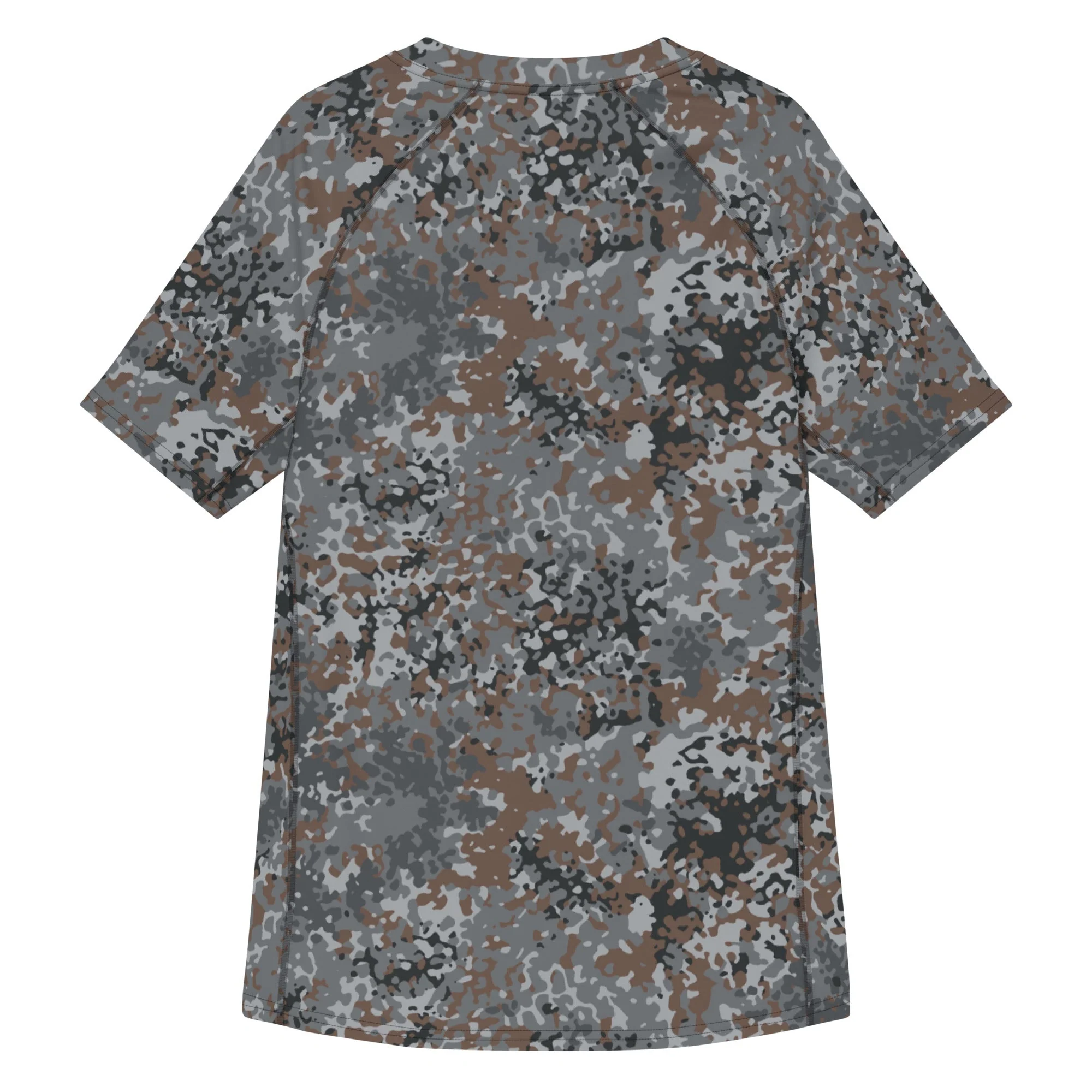 German Flecktarn Urban CAMO Mens Short-Sleeve Rash Guard - Image 2