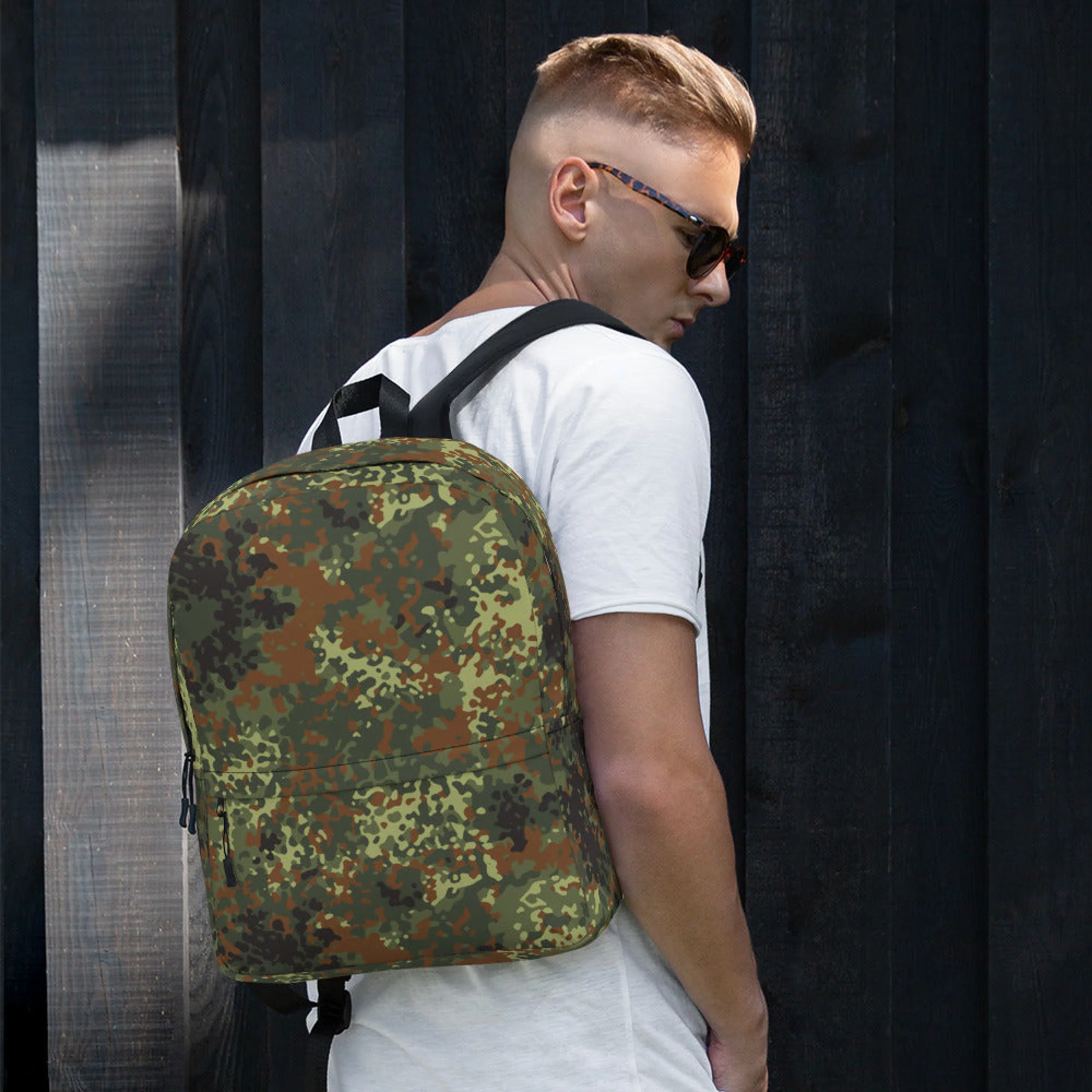 German Flecktarn Spring CAMO Backpack